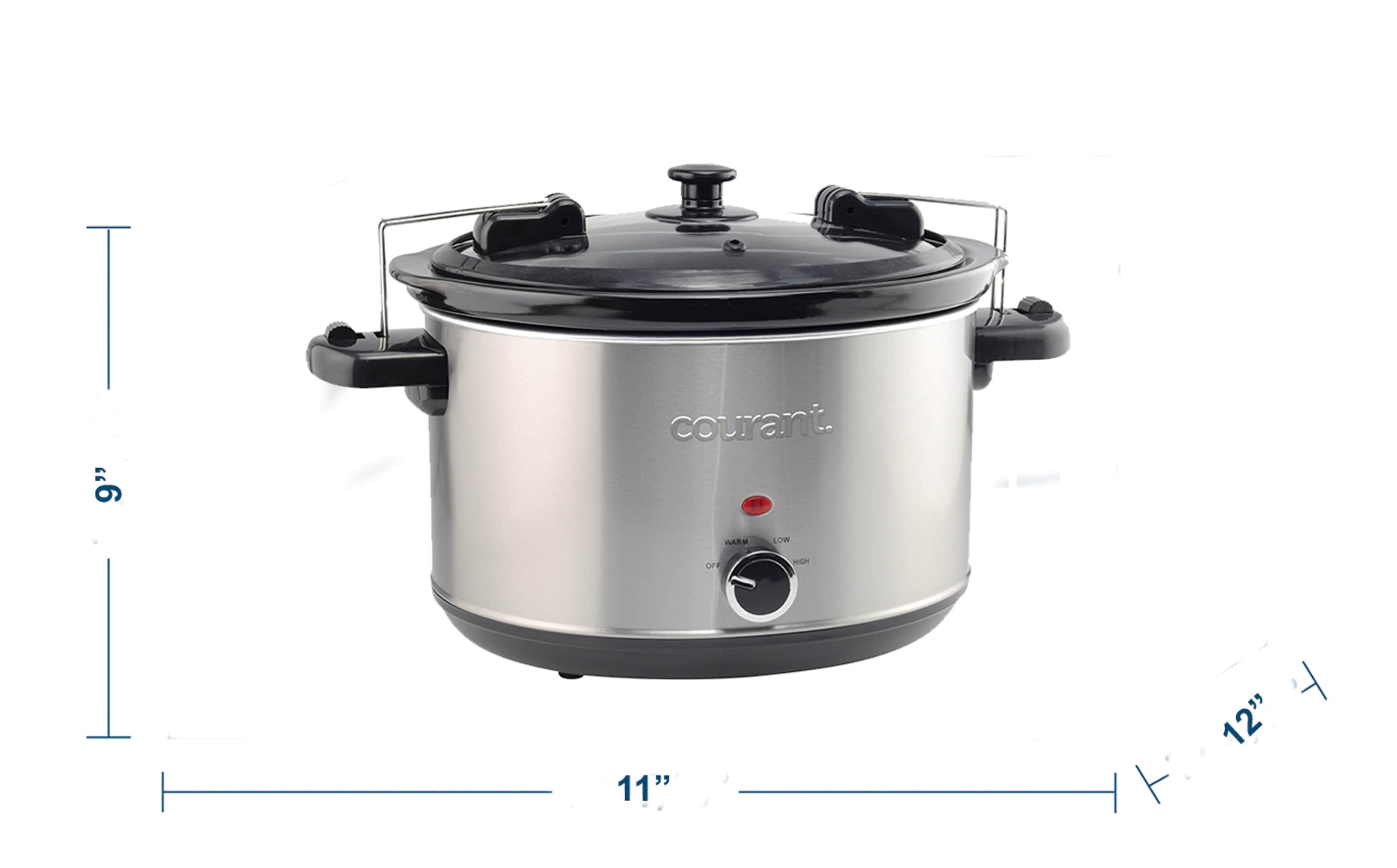 Courant 6-Quart Round Slow Cooker in Cookers department at Lowes.com
