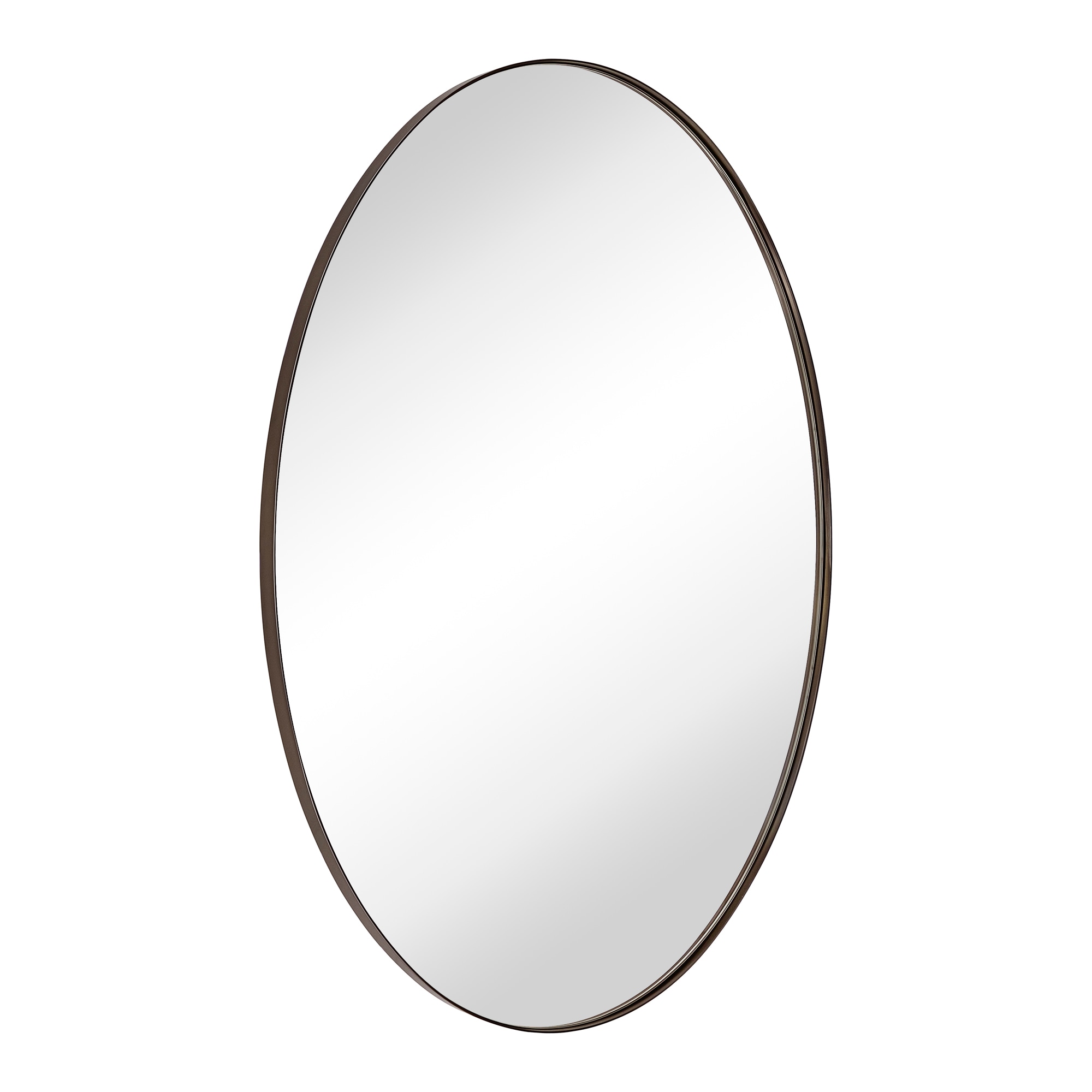 TEHOME GC-0Y123 1" Oval Mirror 24-in x 36-in Framed Oval Bathroom Vanity Mirror ( Oil Rubbed Bronze )