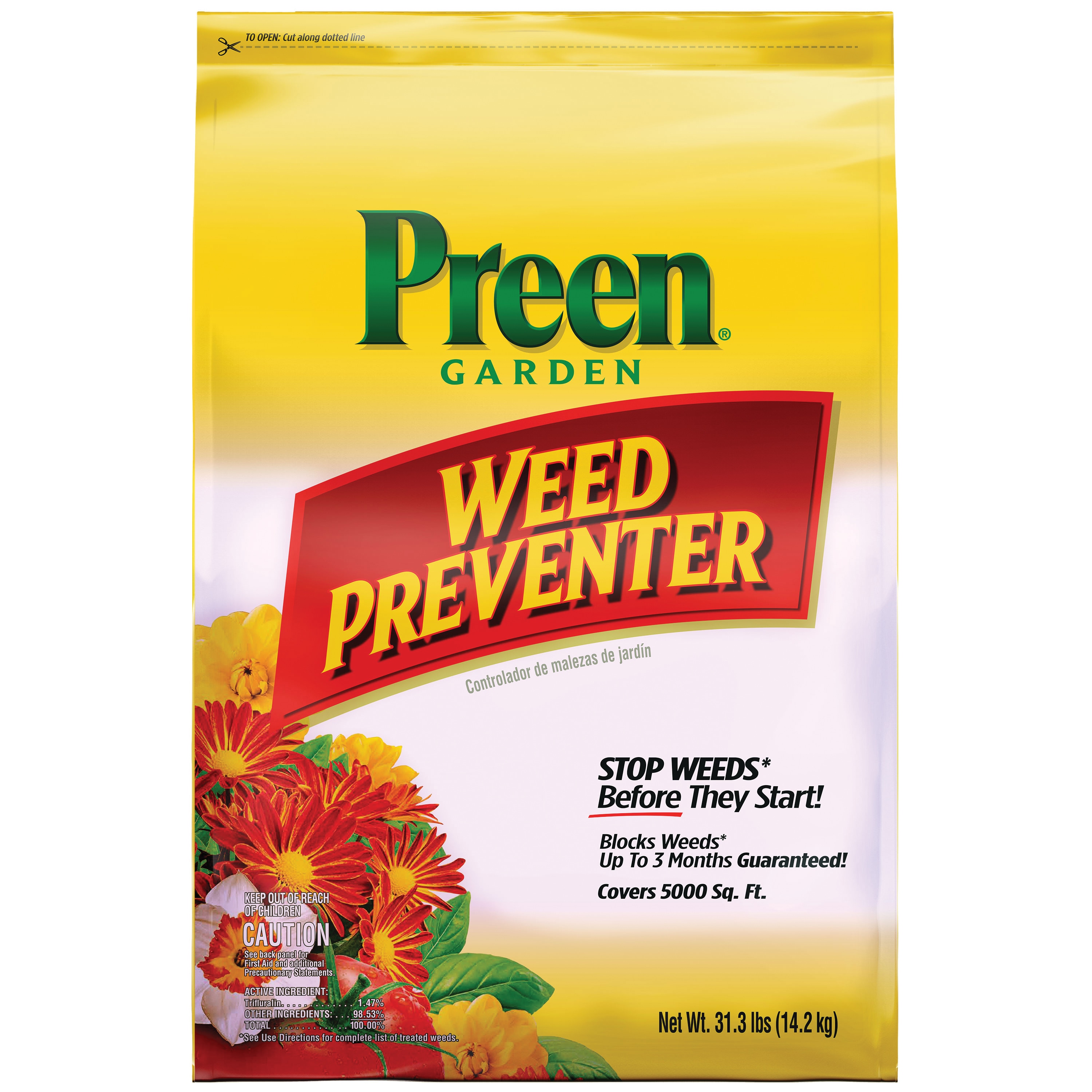 Preen Garden Weed Preventer 31.3-lb 5000-sq Ft Pre-emergent Herbicide ...