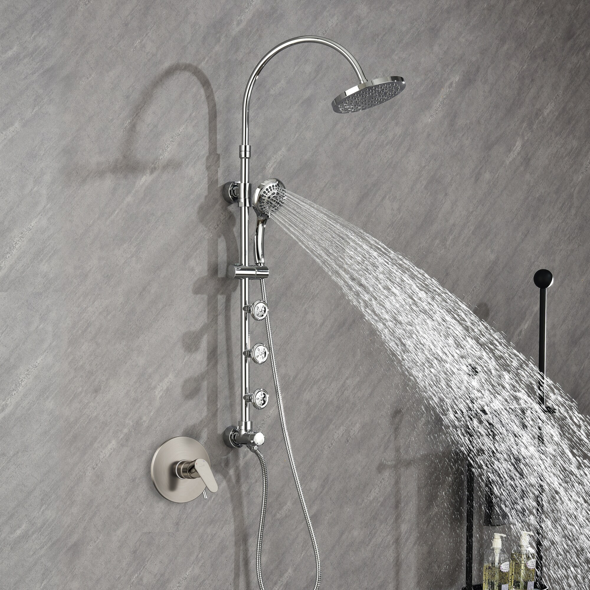 PULSE 7001-CH Showerhead-Bar-Panels - View #6
