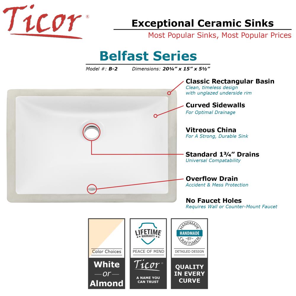 Ticor B2-A Bath-Sink - View #4