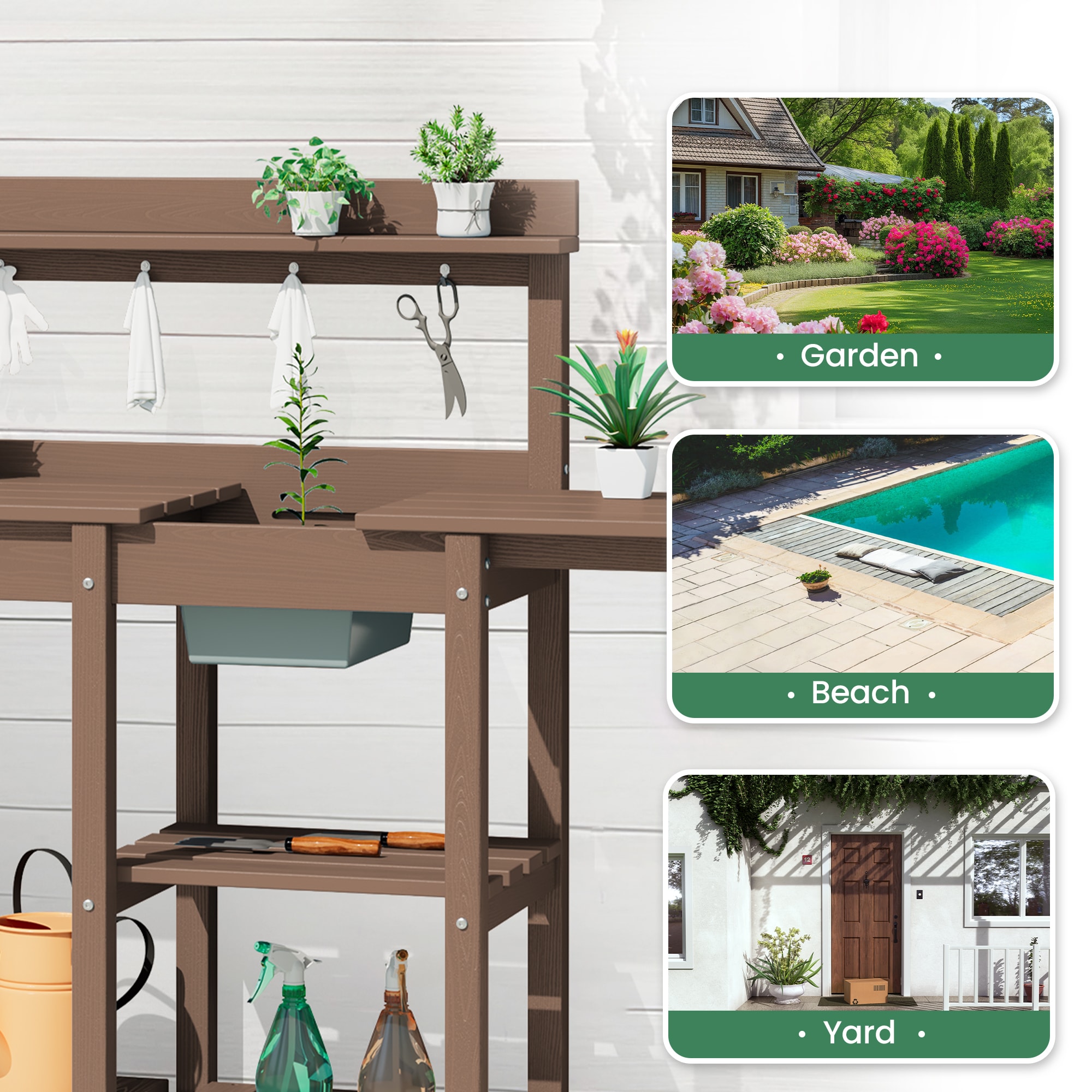 JEAREY PEYYGZT-BN Potting-Benches - View #6