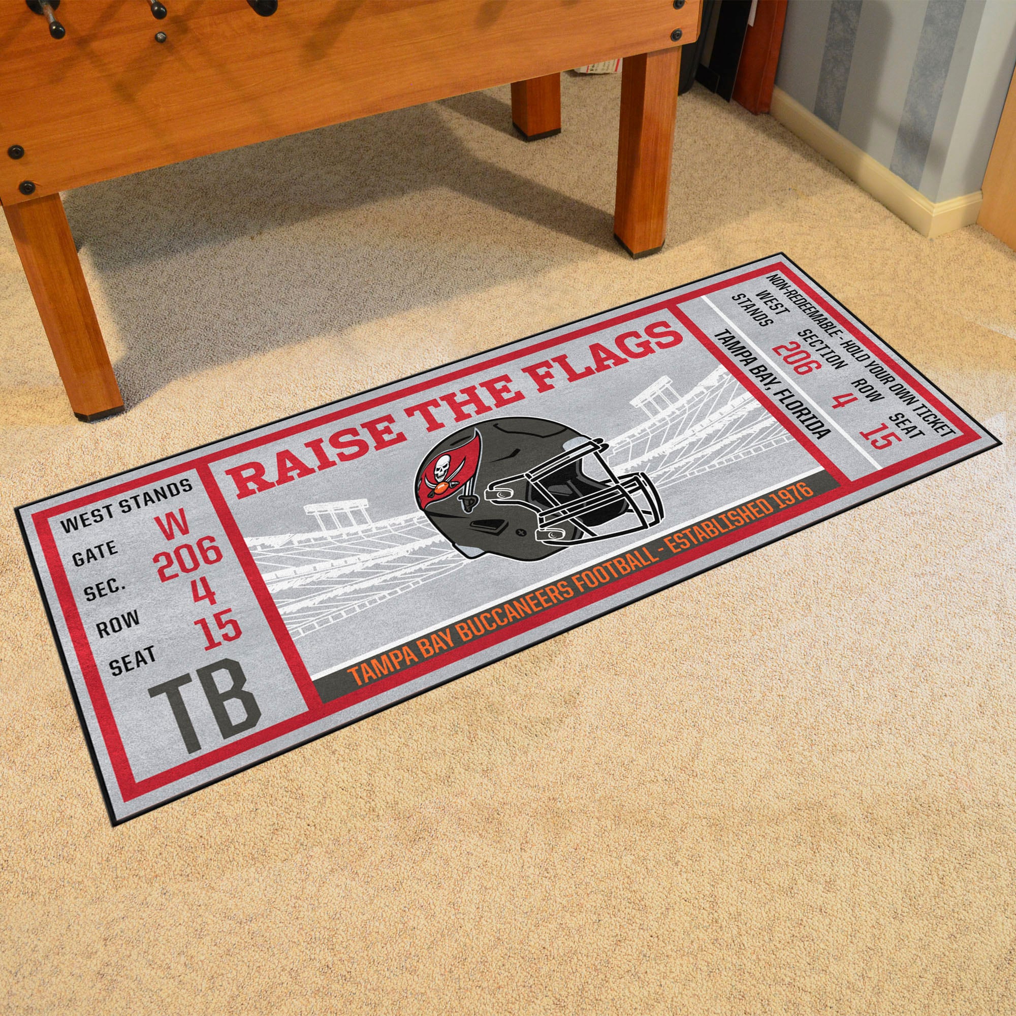 NFL - Tampa Bay Buccaneers Rug - 5'X 8'