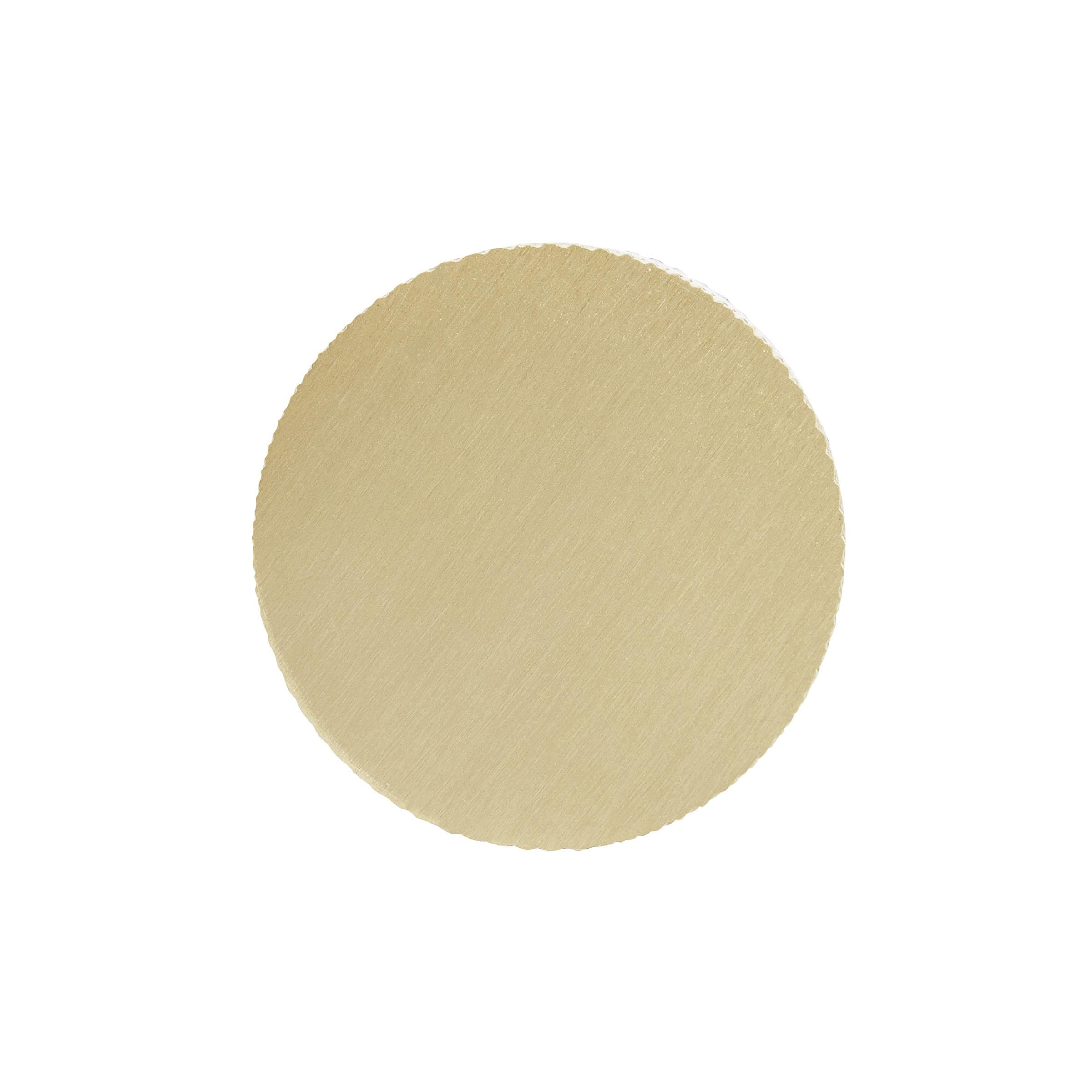 Amerock Transcendent 1-1/4-in Matte Black/Matte Gold Round Contemporary ...