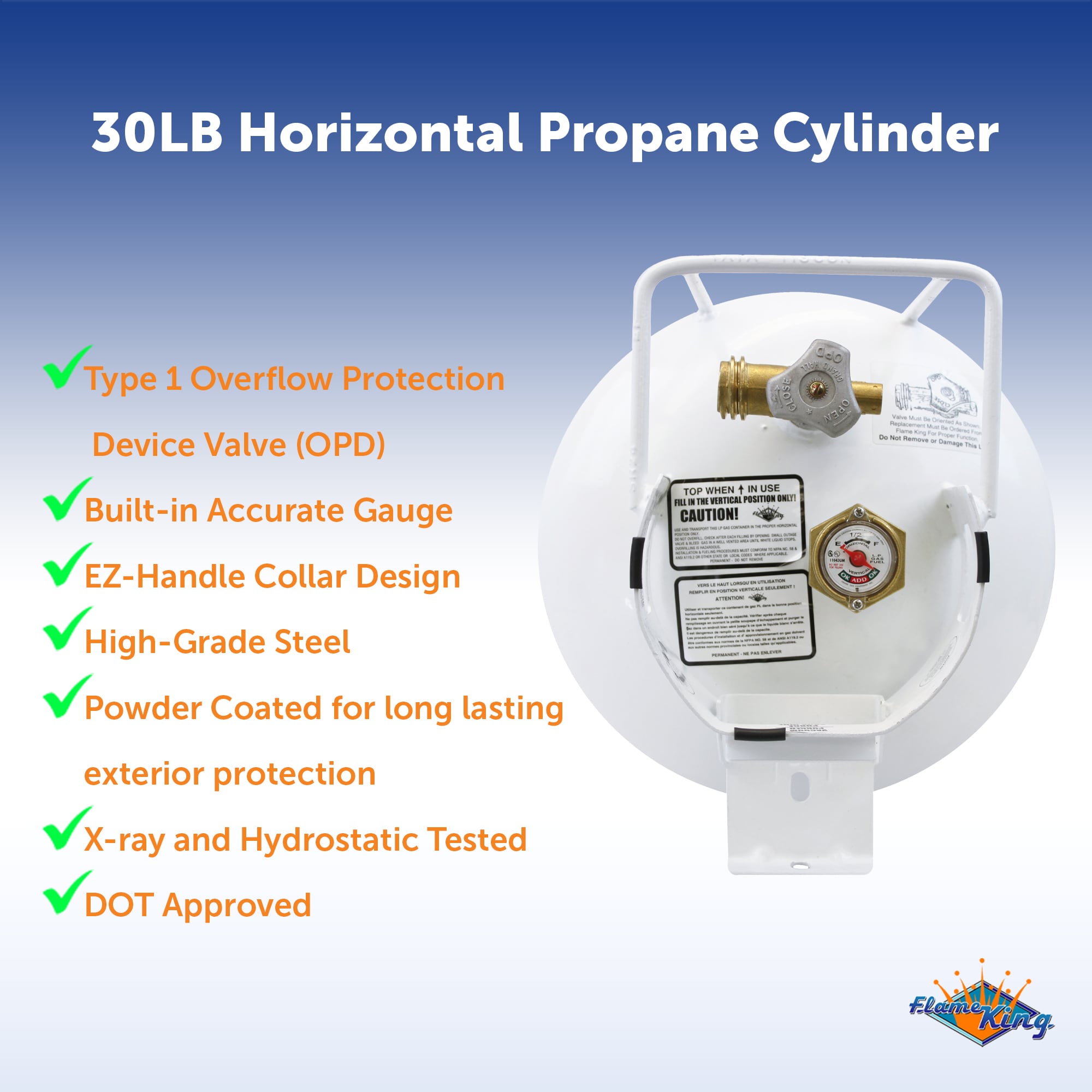 Flame King YSN301HZL Propane-Tanks-Accy - View #3