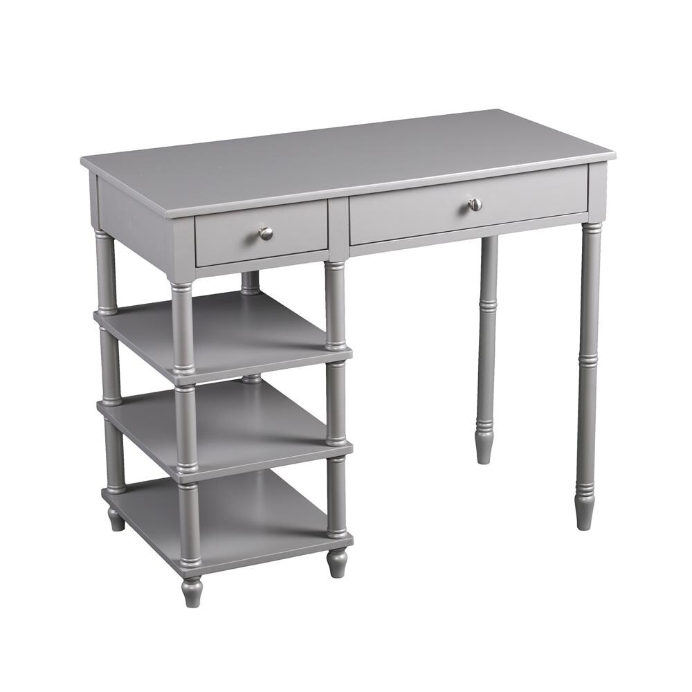 Boston Loft Furnishings ATG1830 35.75-in Gray Rubberwood Computer Desk