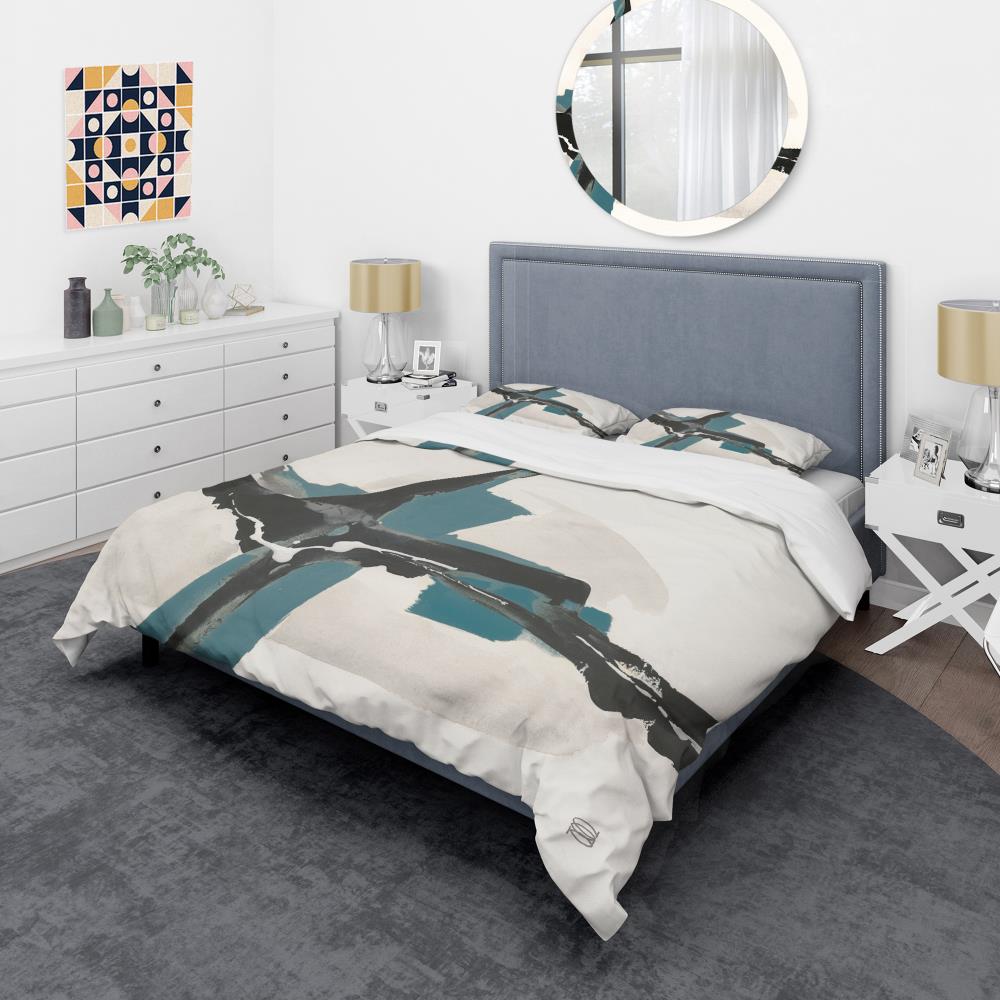 Designart BED30497-T 3 -Piece Multi-Color Twin Duvet cover Set
