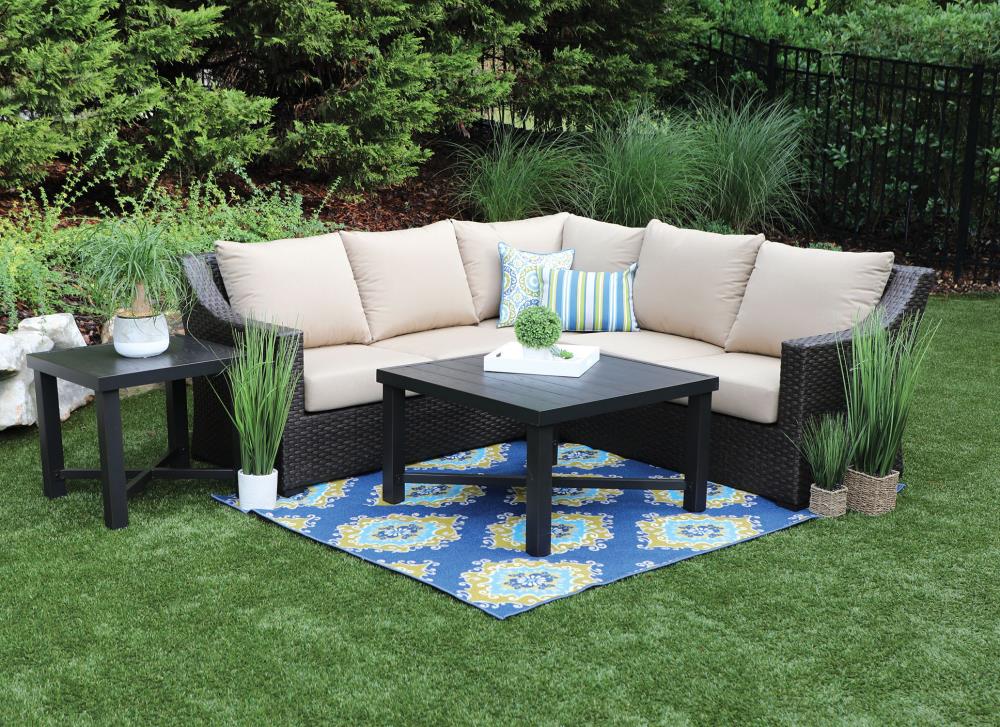 patio conversation set with umbrella