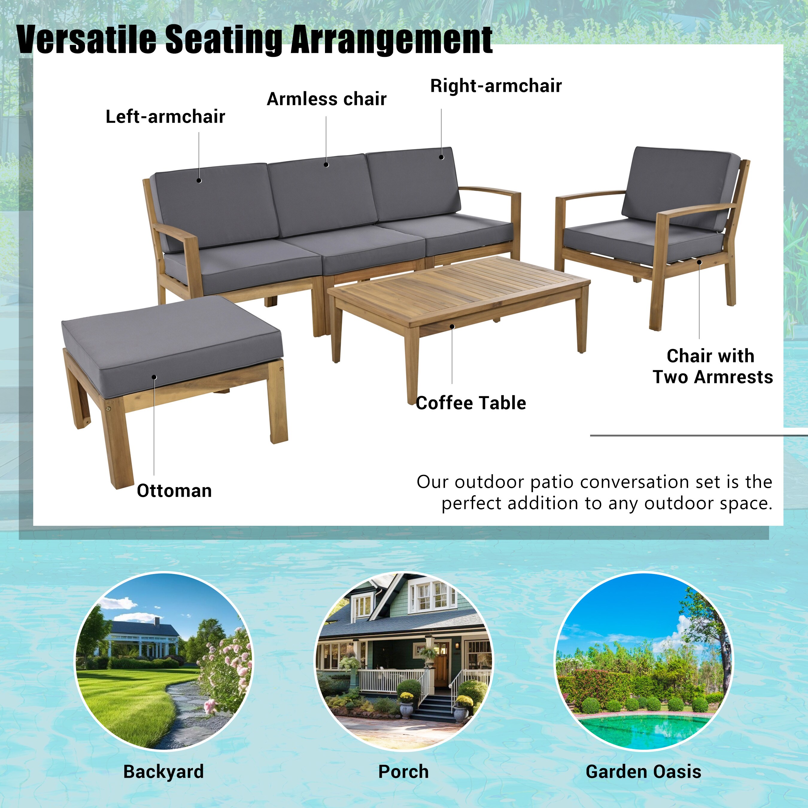 ModernLuxe L-TM000006AAE Patio-Conversation-Sets - View #3