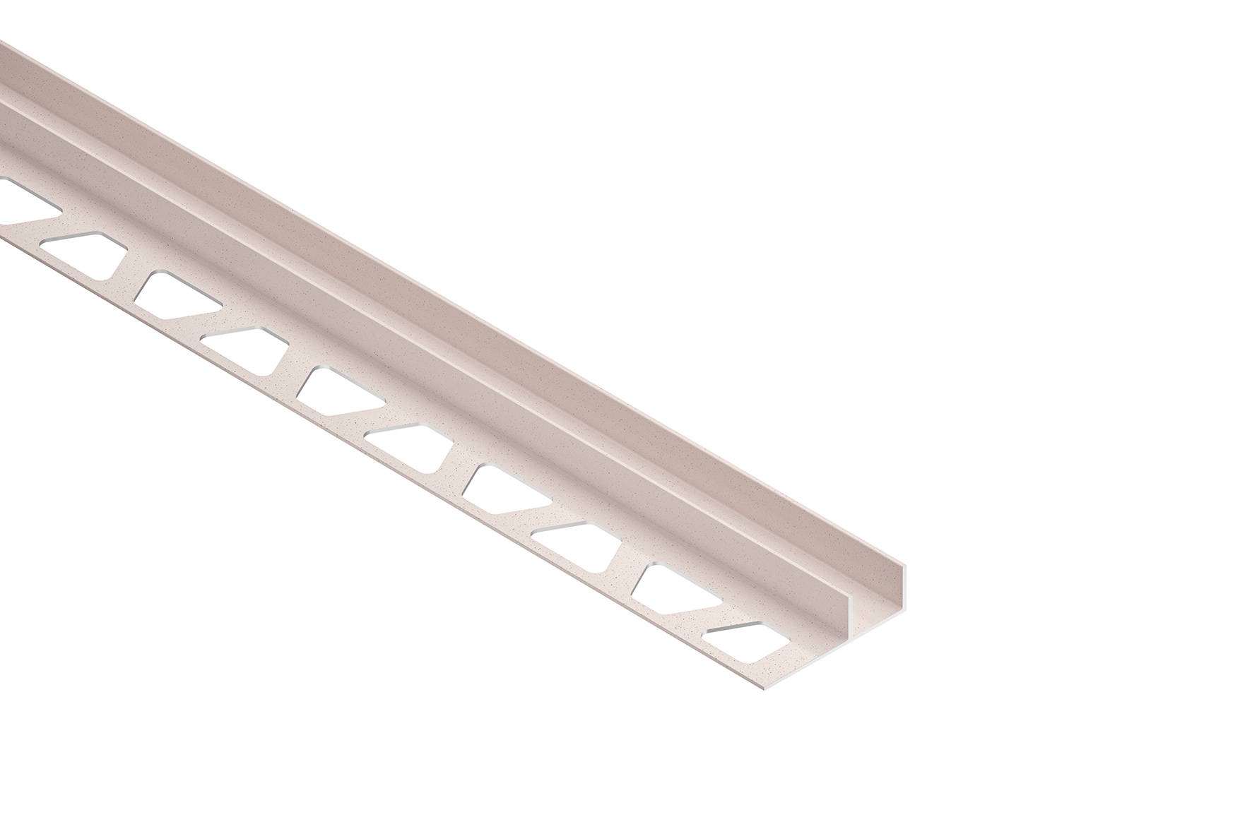 Schluter Systems SG125TSI15 Deco-SG 0.5-in W x 98.5-in L Ivory textured color-coated aluminum Aluminum Shadow gap Tile Edge Trim