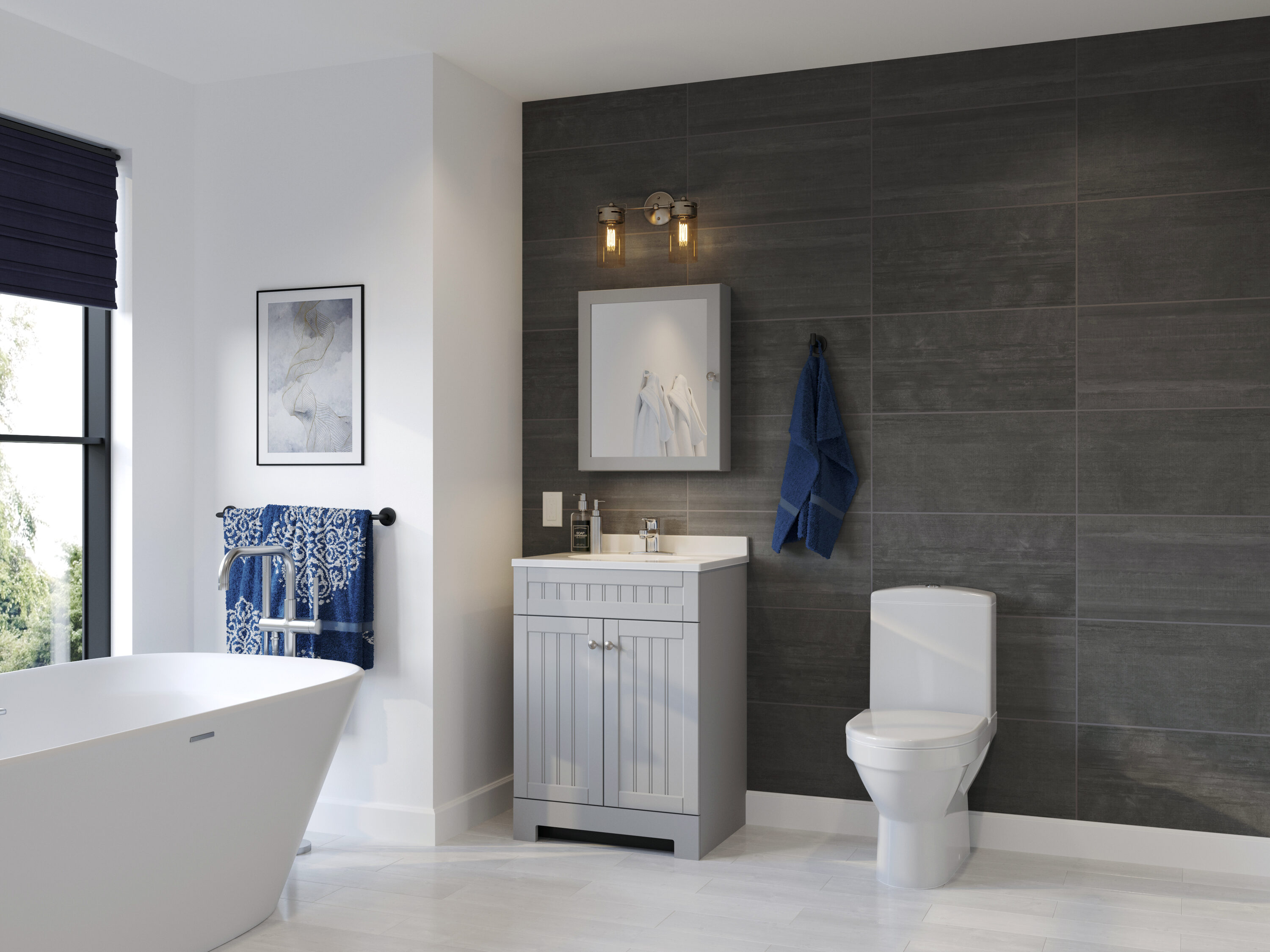 Style Selections C22J24-SS Bath-Vanity-Combo - View #6