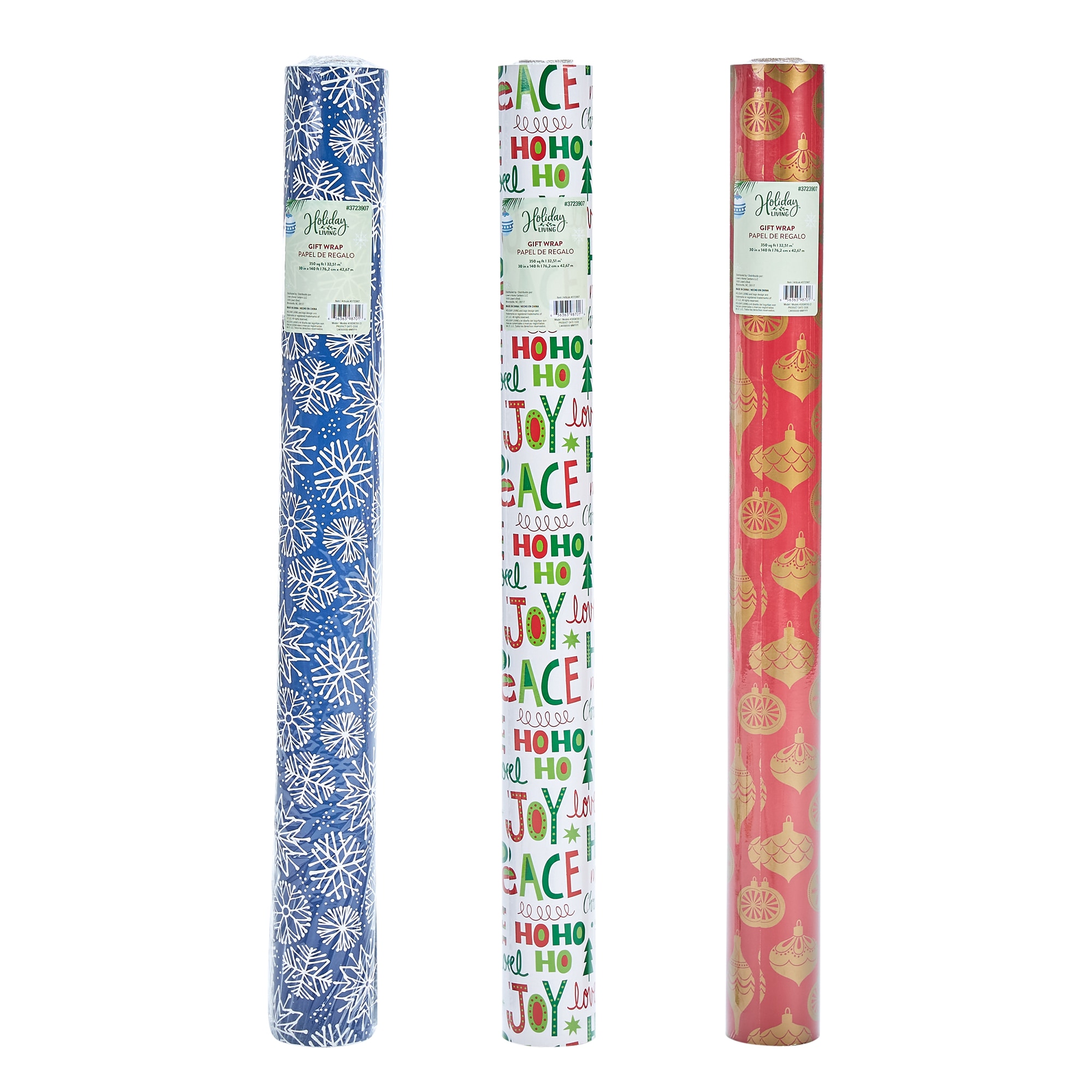 Beck International 2.5-ft x 0.25-ft Christmas Wrapping Paper at