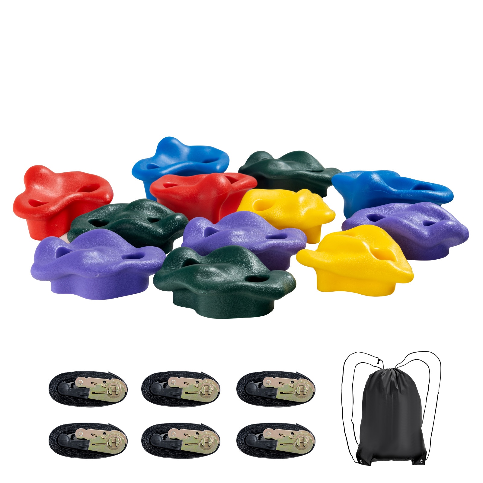 SVOPES SVOPESPSZJTZ107660V0 12 Holds 6 Ratchet Climbing Kit Multiple colors/finishes Tree climbing kit