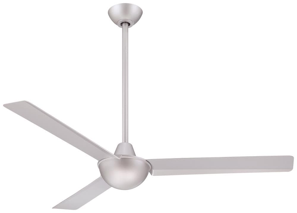 Minka Aire Kewl 52 In Silver Ceiling Fan Wall Mounted Remote Control With Light Kit 3 Blade In The Ceiling Fans Department At Lowes Com