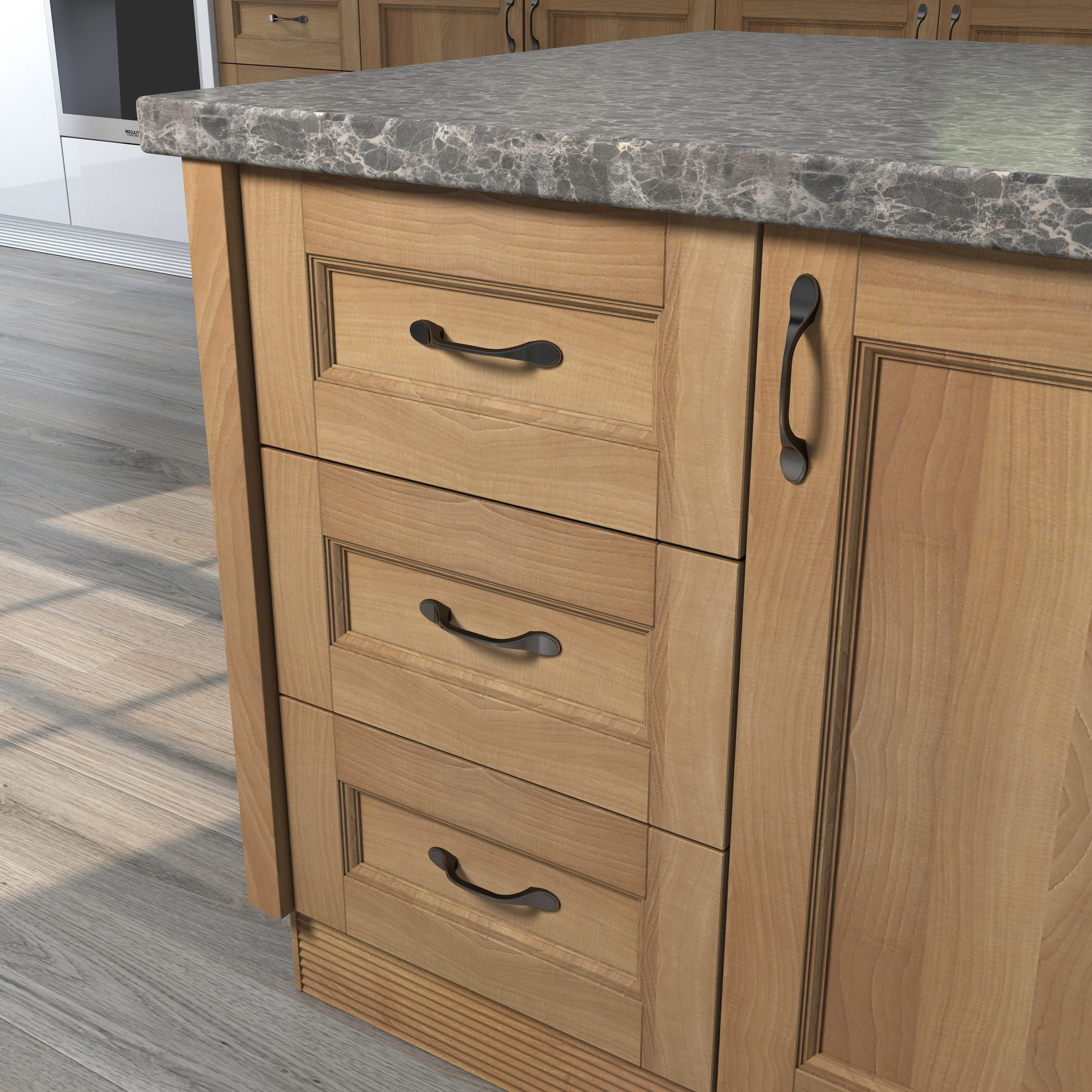 allen + roth Z512B-3-EORB Cabinet-Pulls - View #15