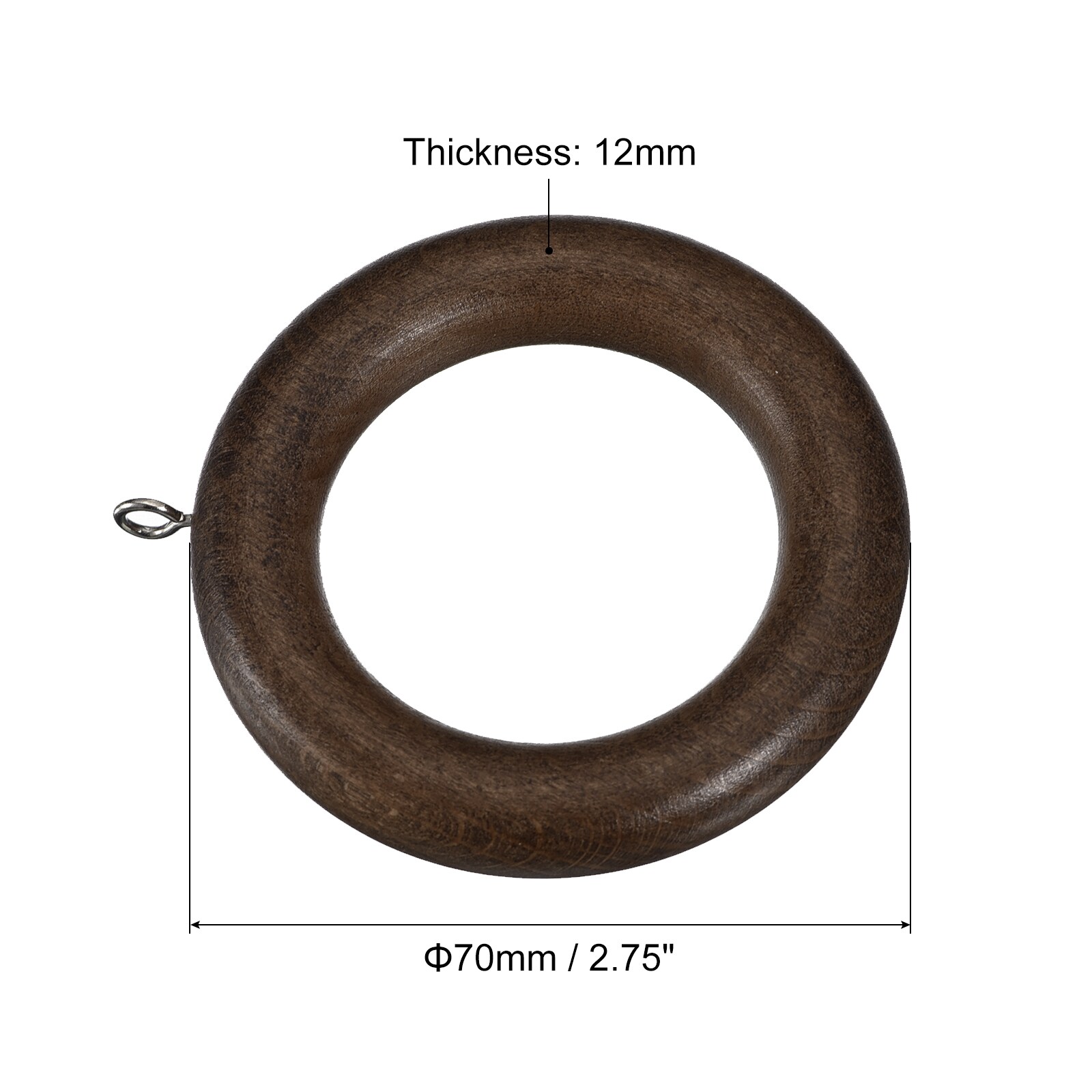 Unique Bargains S25072801UX1838 Curtain-Rings - View #2