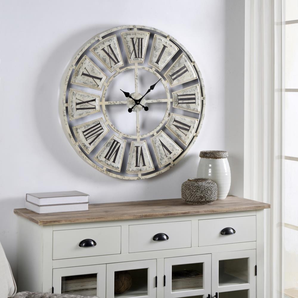 StyleCraft Home Collection Analog Round Wall Clock at Lowes.com
