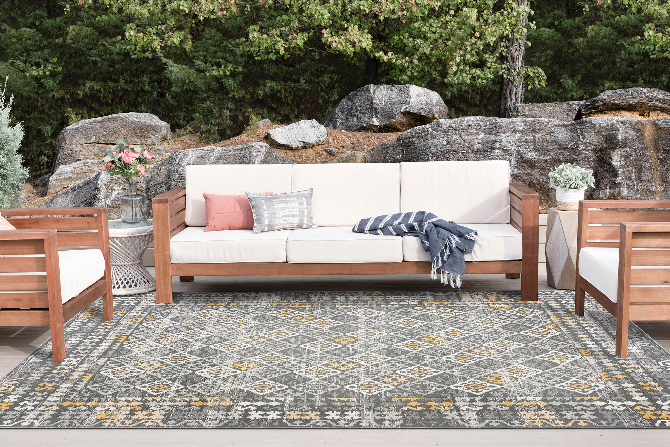 Tayse FLO1117 2X3 rugs - View #9