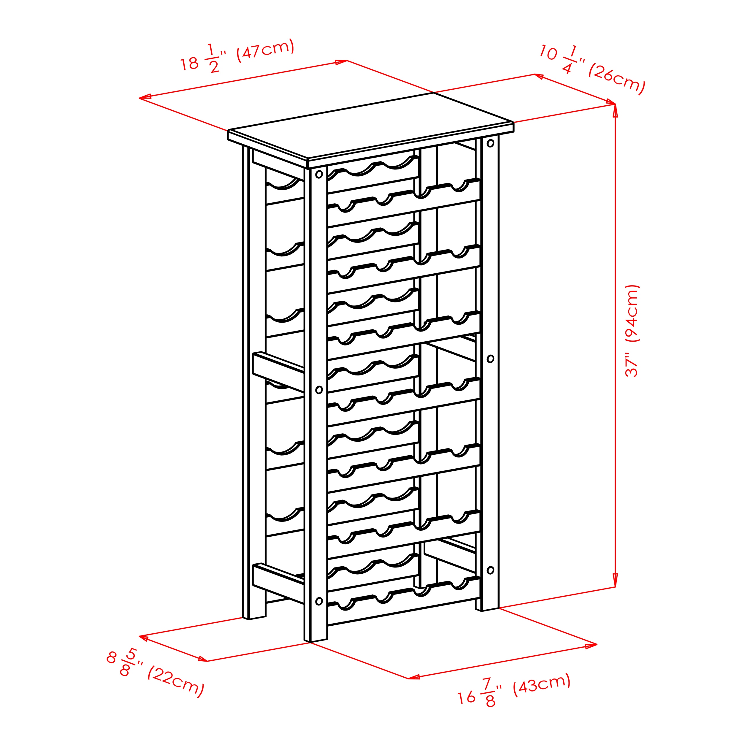 Winsome Wood 83028 Wine-Racks - View #8
