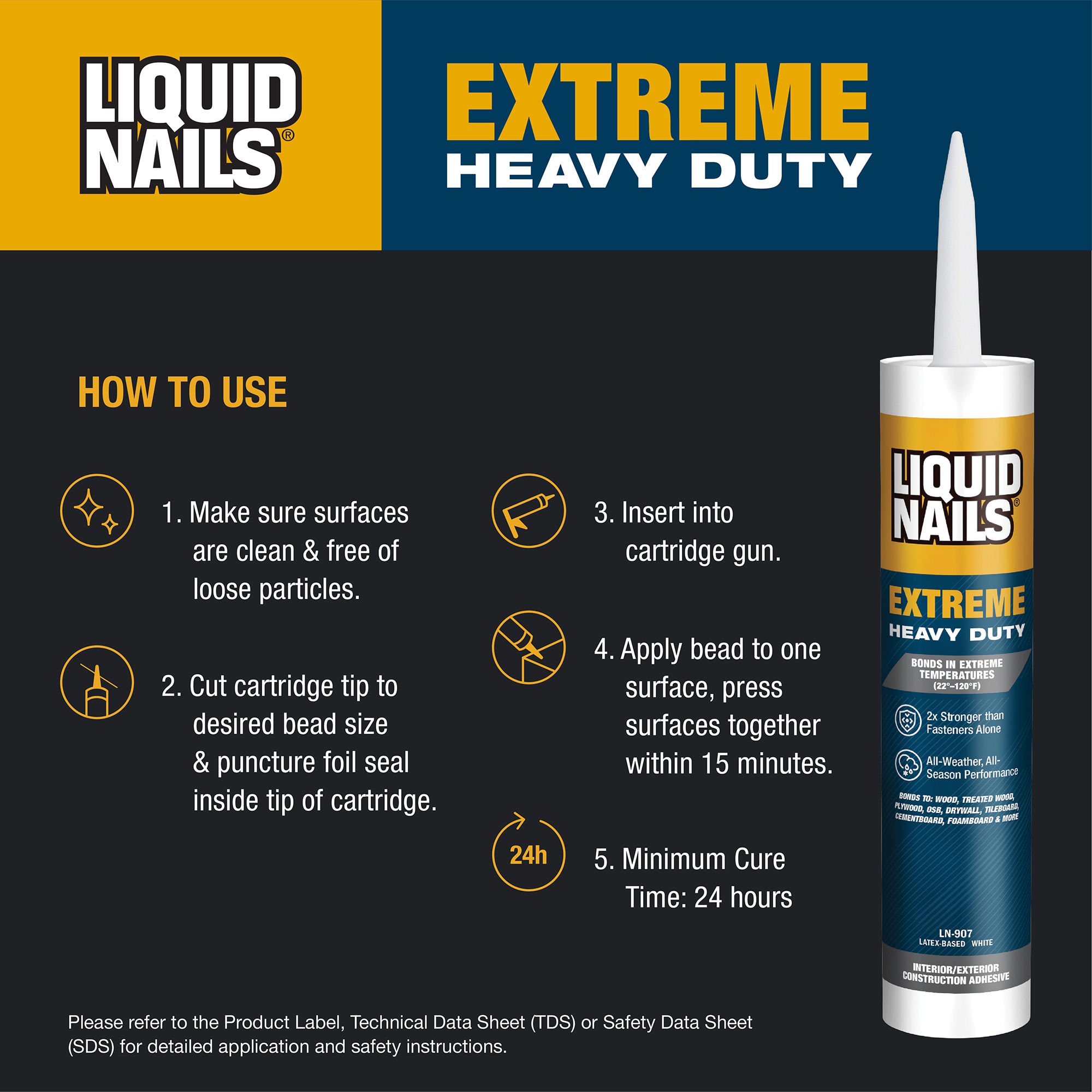 LIQUID NAILS LN-907 Construction-Adhesive - View #6