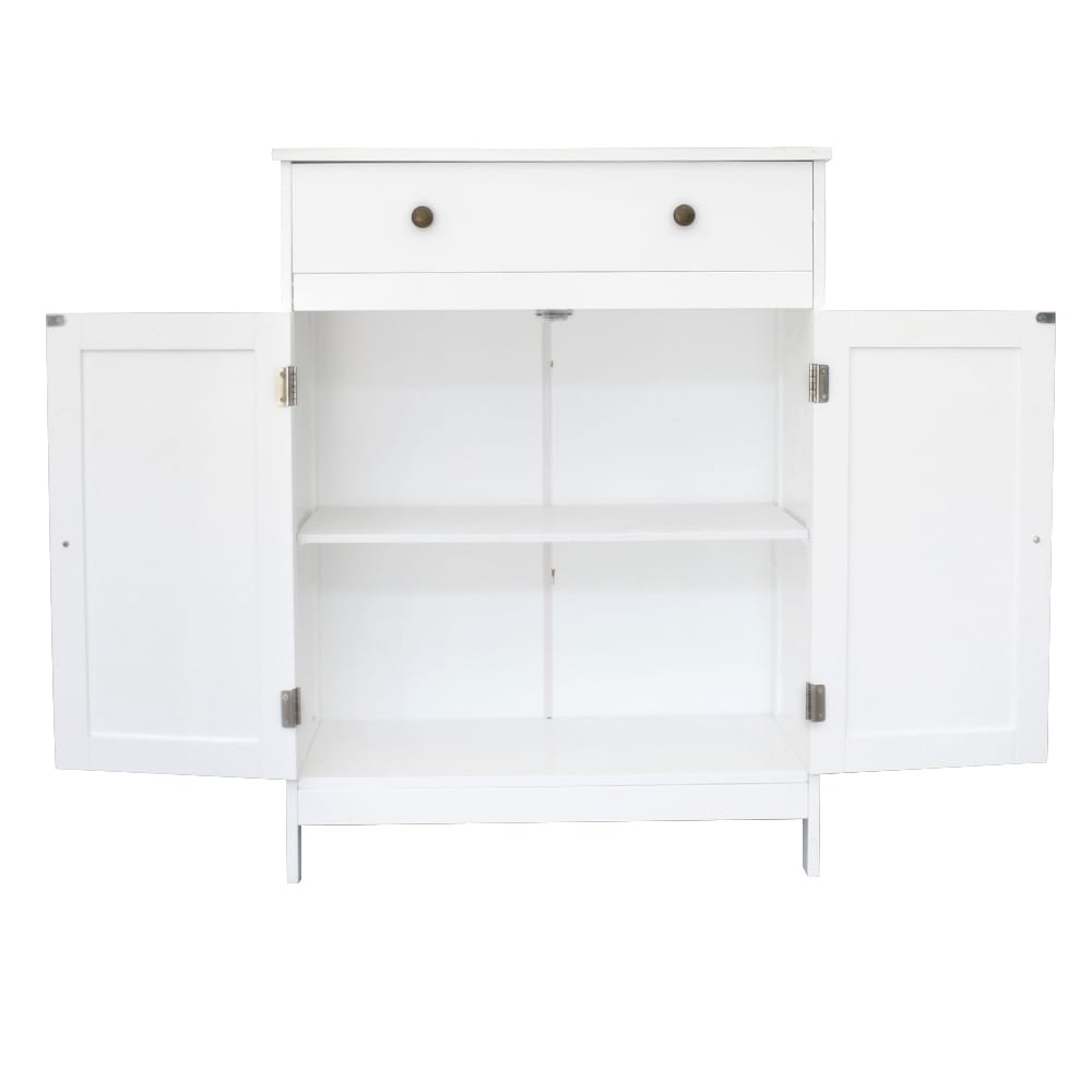 Winado LO1G52003302 23.6-Inches W x 31.5-Inches H x 11.8-Inches D Freestanding White MDF Pull-out Wrap organizer