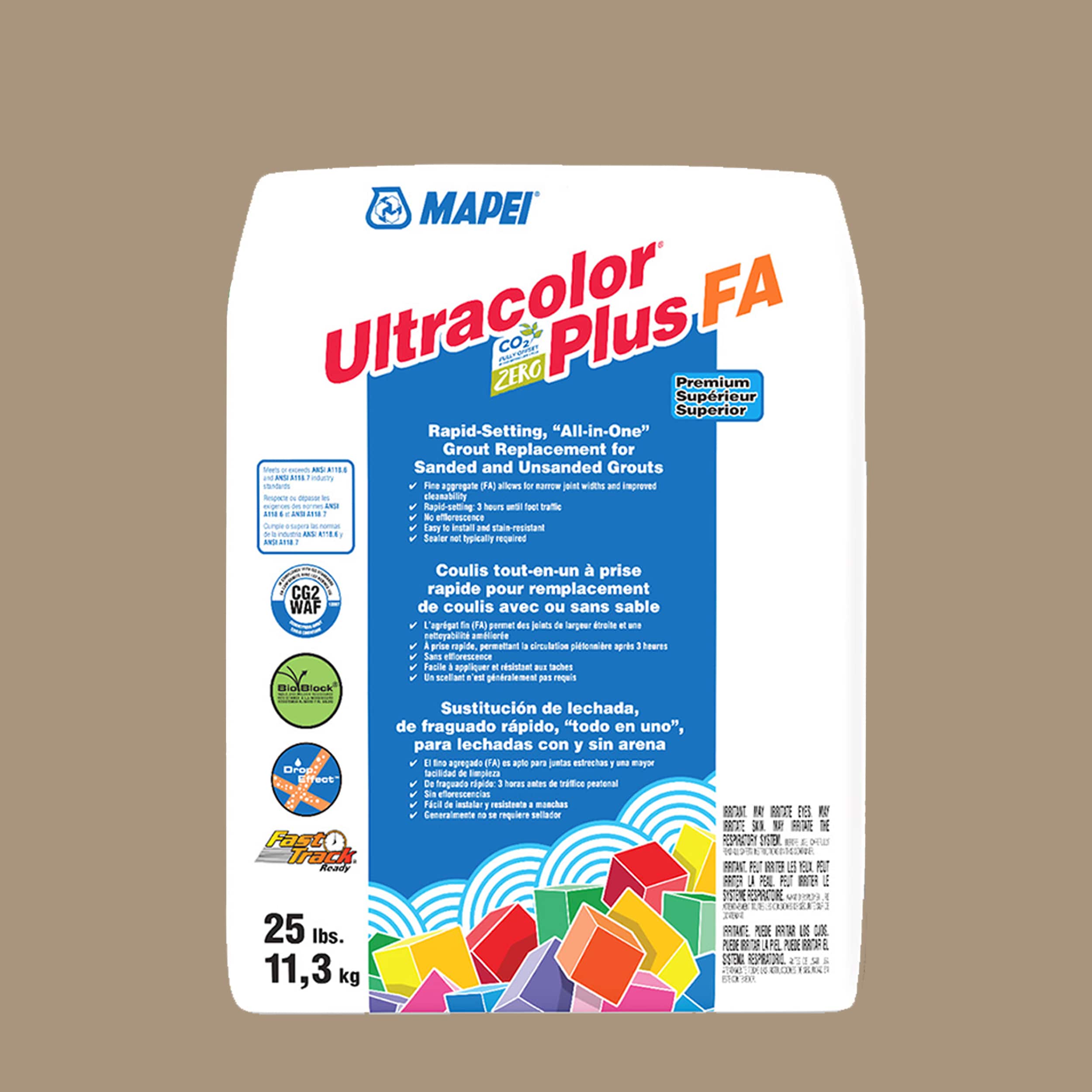 MAPEI 6BU500511 Ultracolor Plus FA Chamois #5005 All-in-one Grout (25-lb)