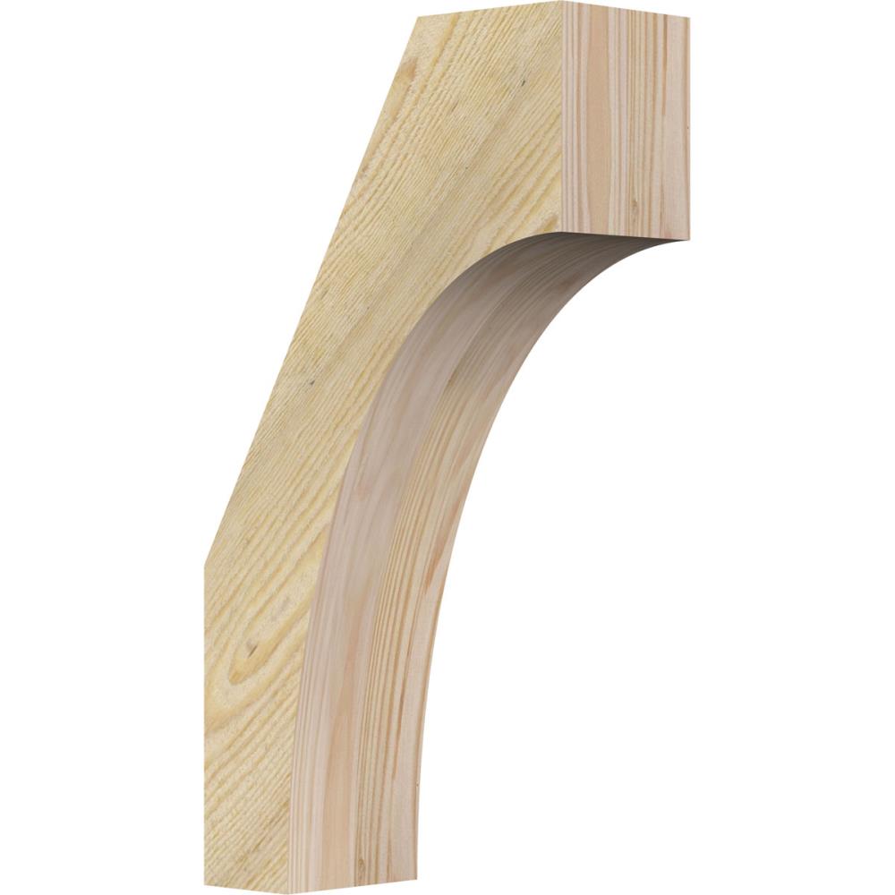 Ekena Millwork BRC04X10X18WTL00RDF 4-in x 10-in x 18-in Douglas Fir Unfinished Wood Westlake Tough Sawn Knee Brace