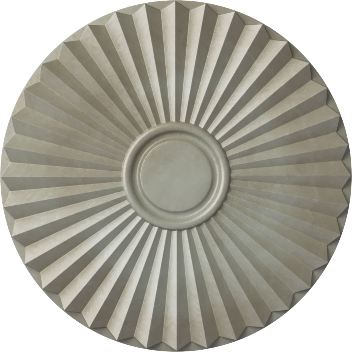 Ekena Millwork CM20SHFLS Shakuras 19.75-in W x 19.75-in L Flash Gold Polyurethane Ceiling Medallion