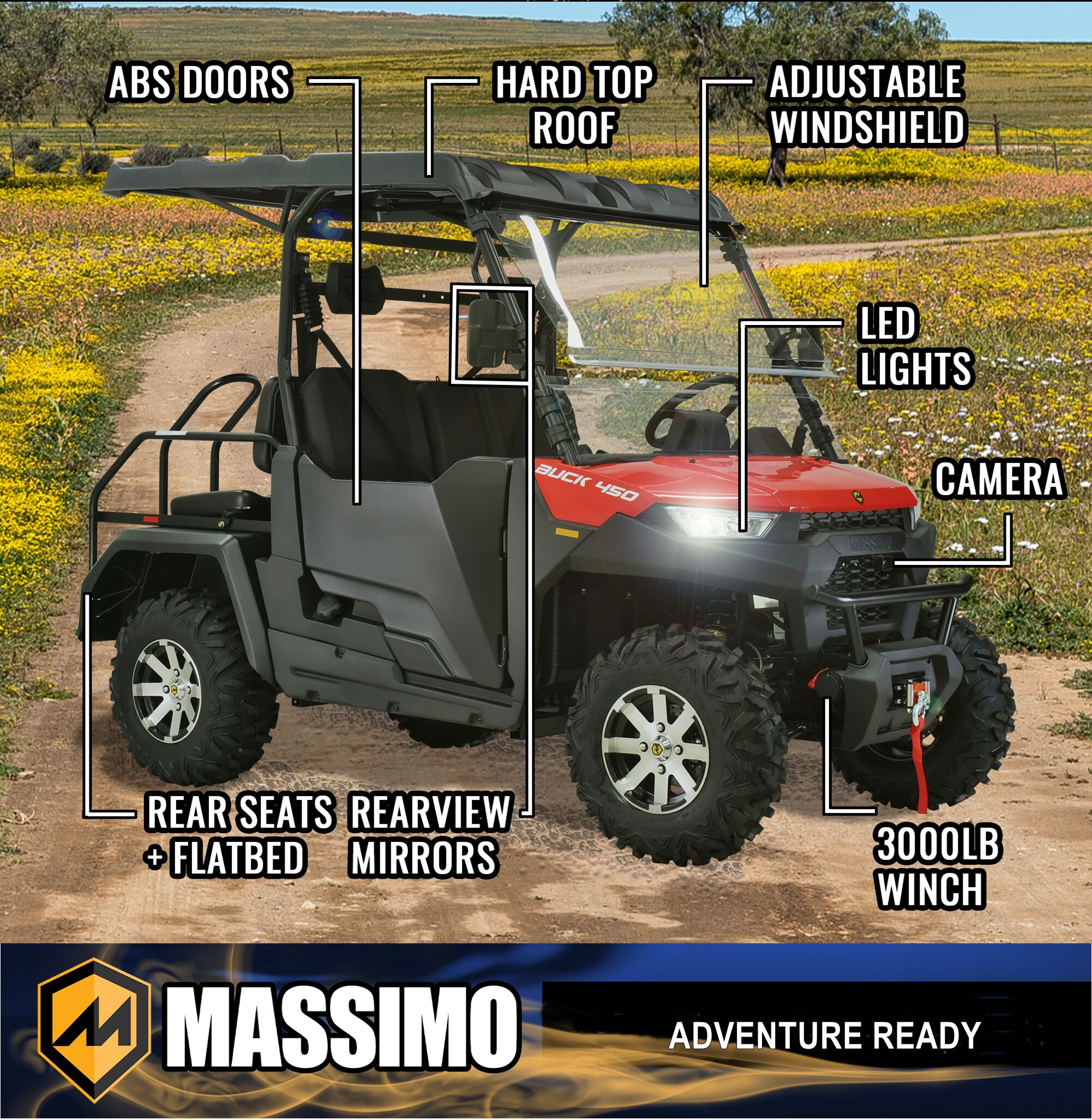 Massimo MMS-BK450X-RD Motorized-Vehicles - View #5