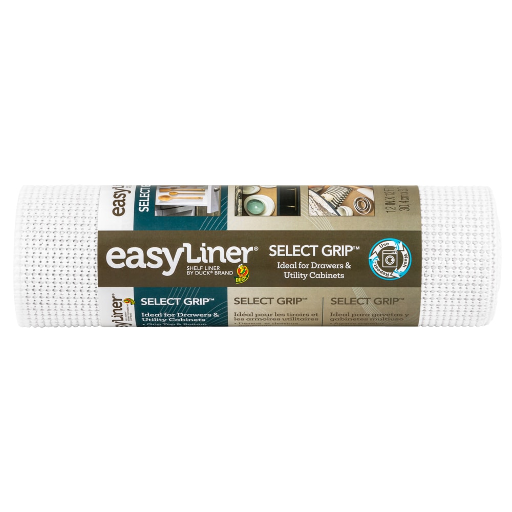 Duck Clear Classic 24-in x 10-ft Clear Shelf Liner in the Shelf Liners  department at