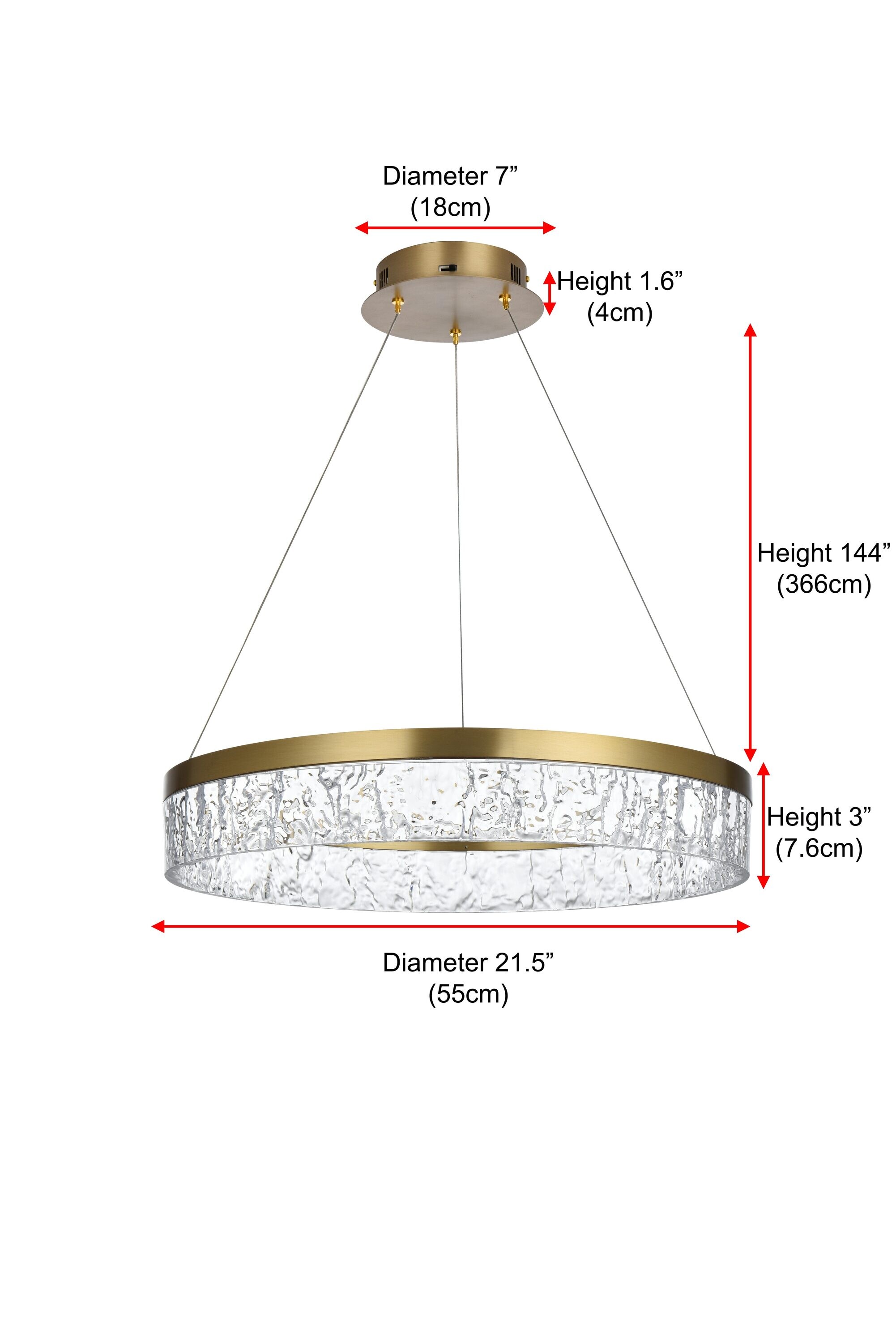 Elegant Decor HF6150D22SG b090015 - View #11