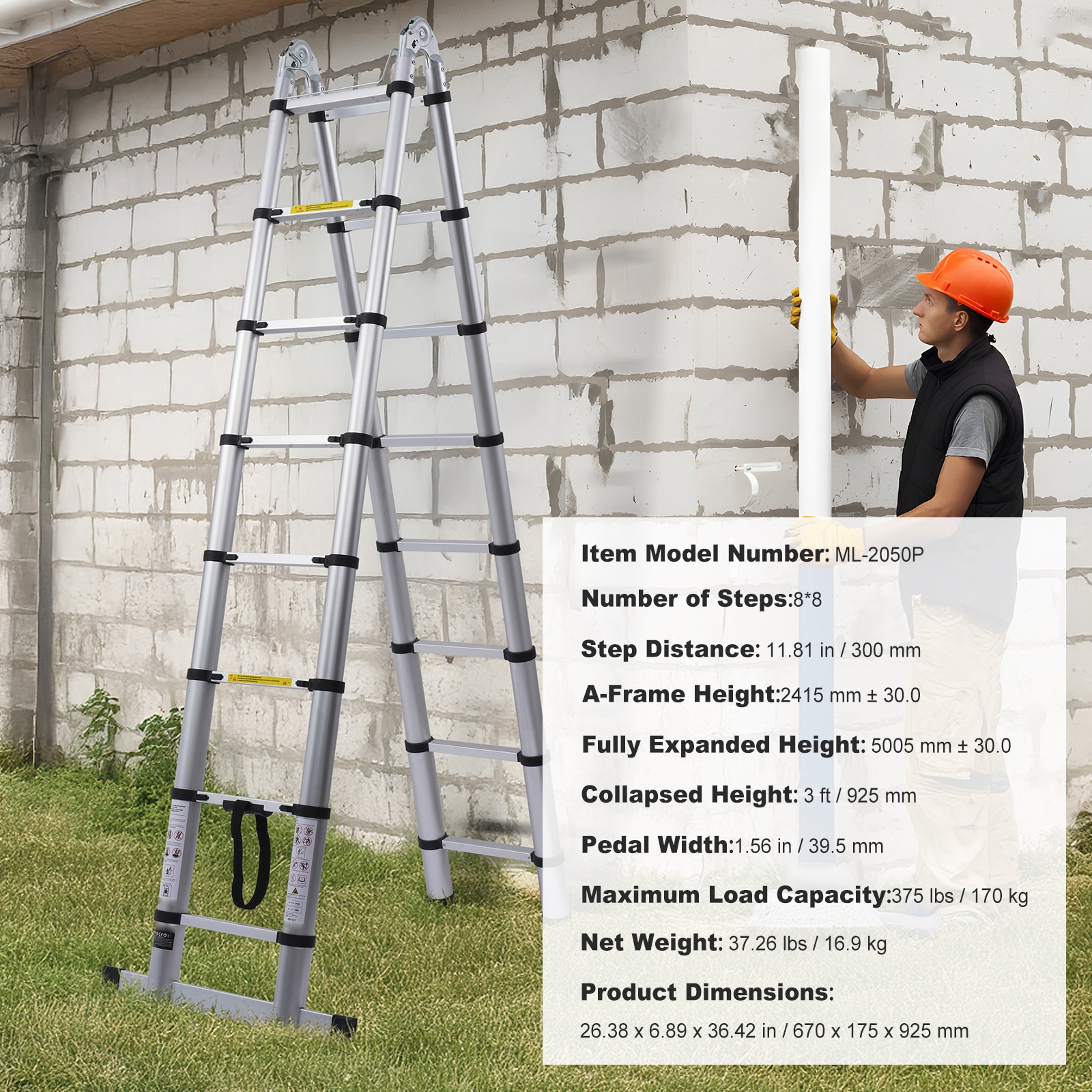 VEVOR SCAZXSSLTNLS05994V0 Step-Ladders - View #7