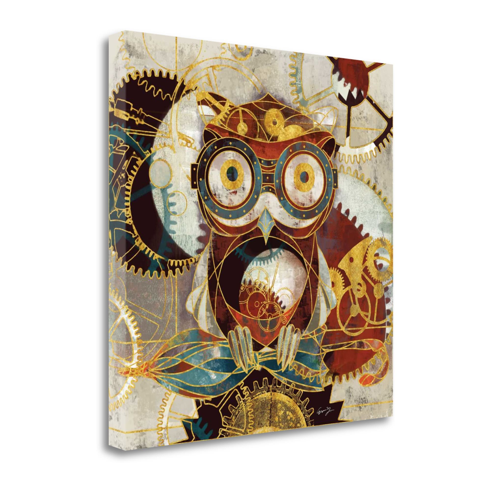 Tangletown Fine Art BAEY25919-2424C Erics Automata I Eric Yang 24-in H x 24-in W Floral Print on Canvas