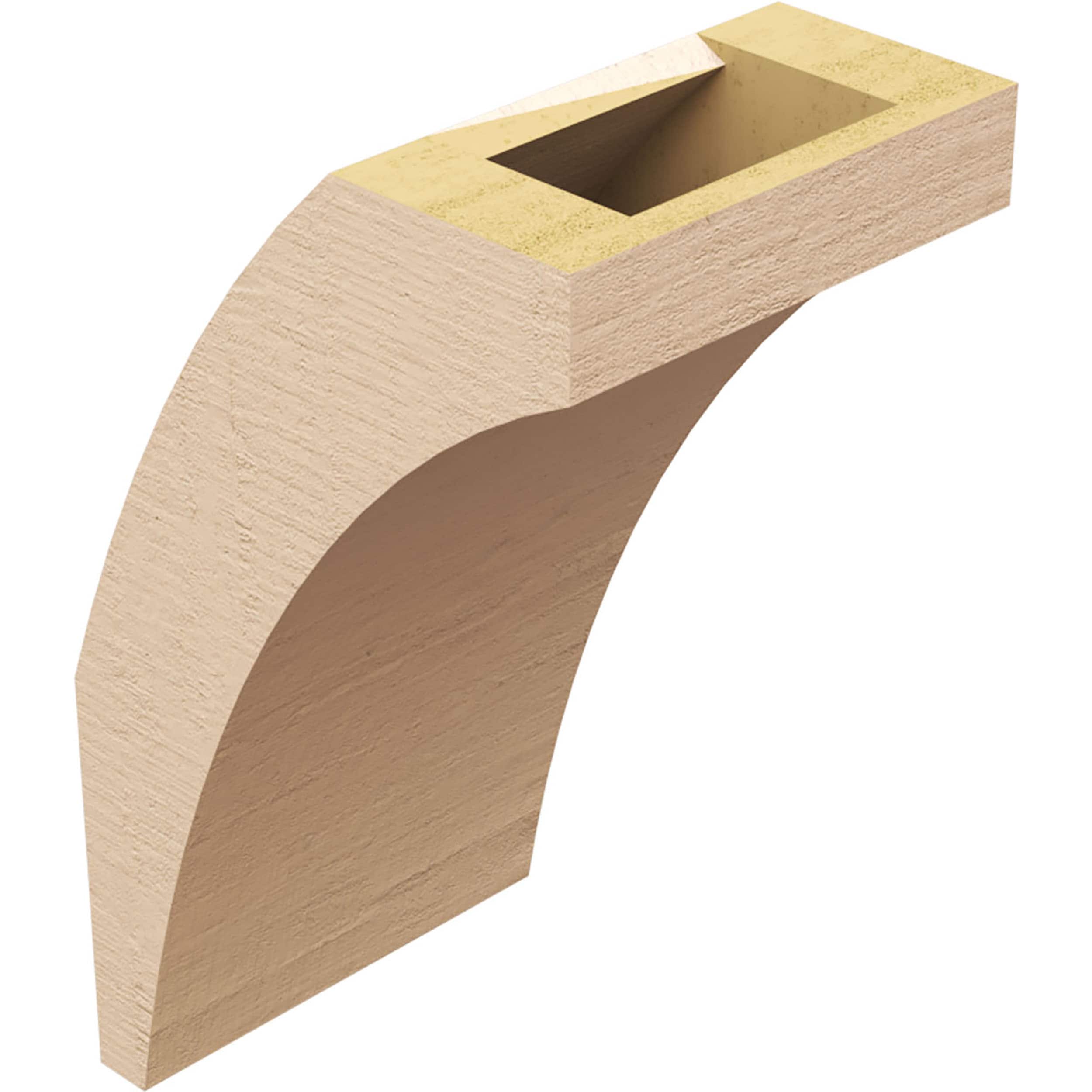 Ekena Millwork BRCUR05X06X10THRRCPR braces - View #12