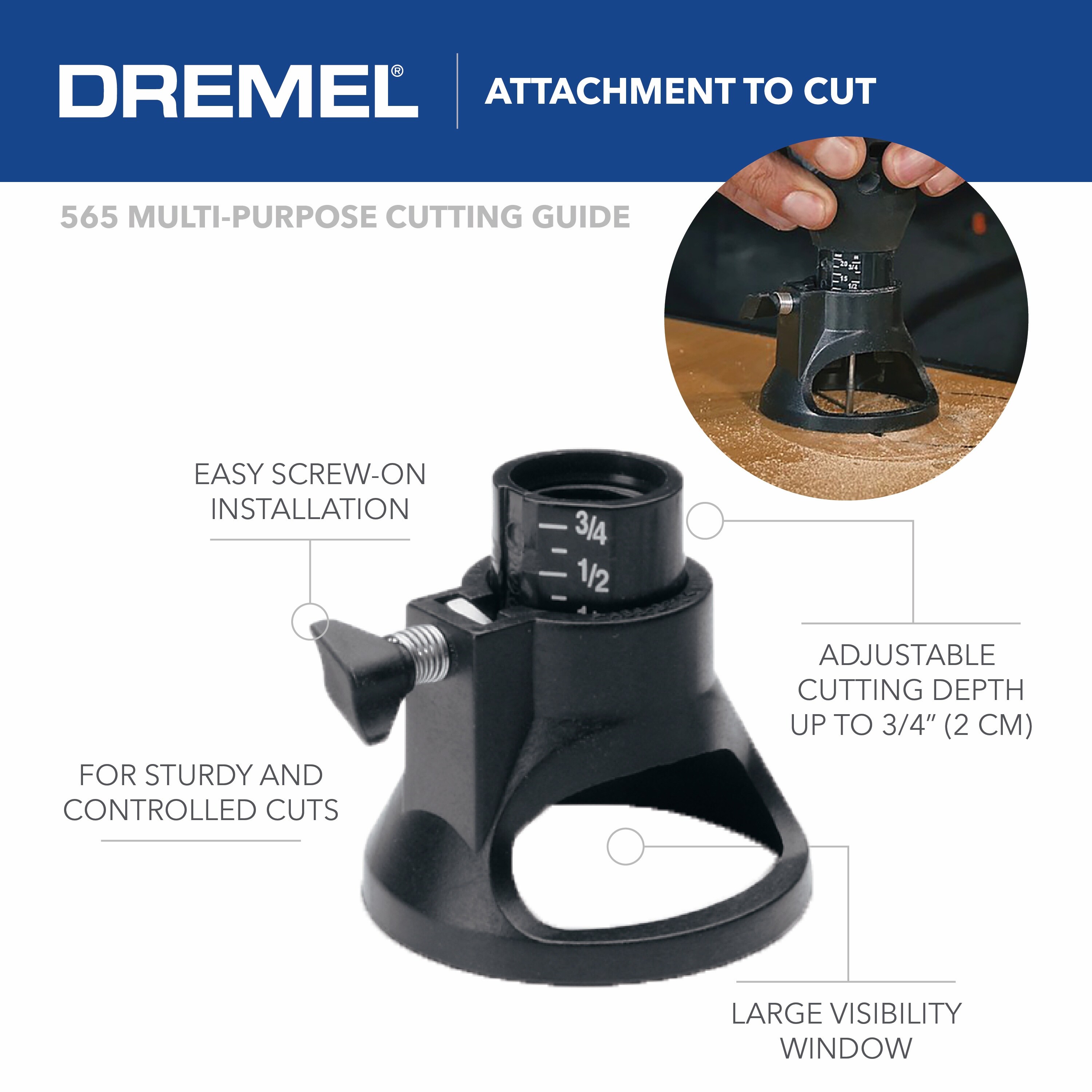 Dremel 4300-5/40 4300 Series 1.8 Amp Variable Speed Corded Rotary Tool Kit  with Mounted Light, 40 Accessories, 5 Attachments and Case