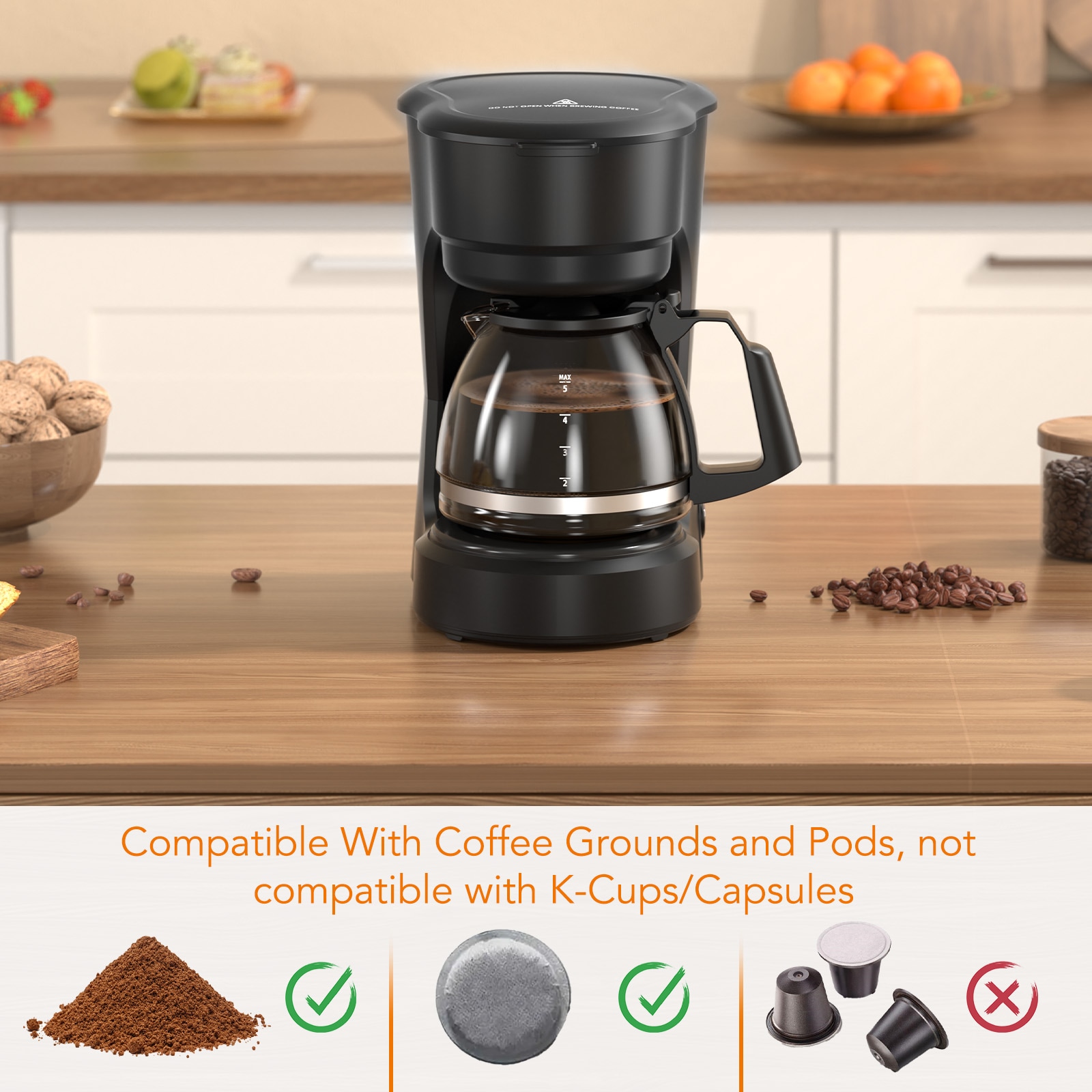 COWSAR LSCM3710-BLACK Coffee-Makers - View #8