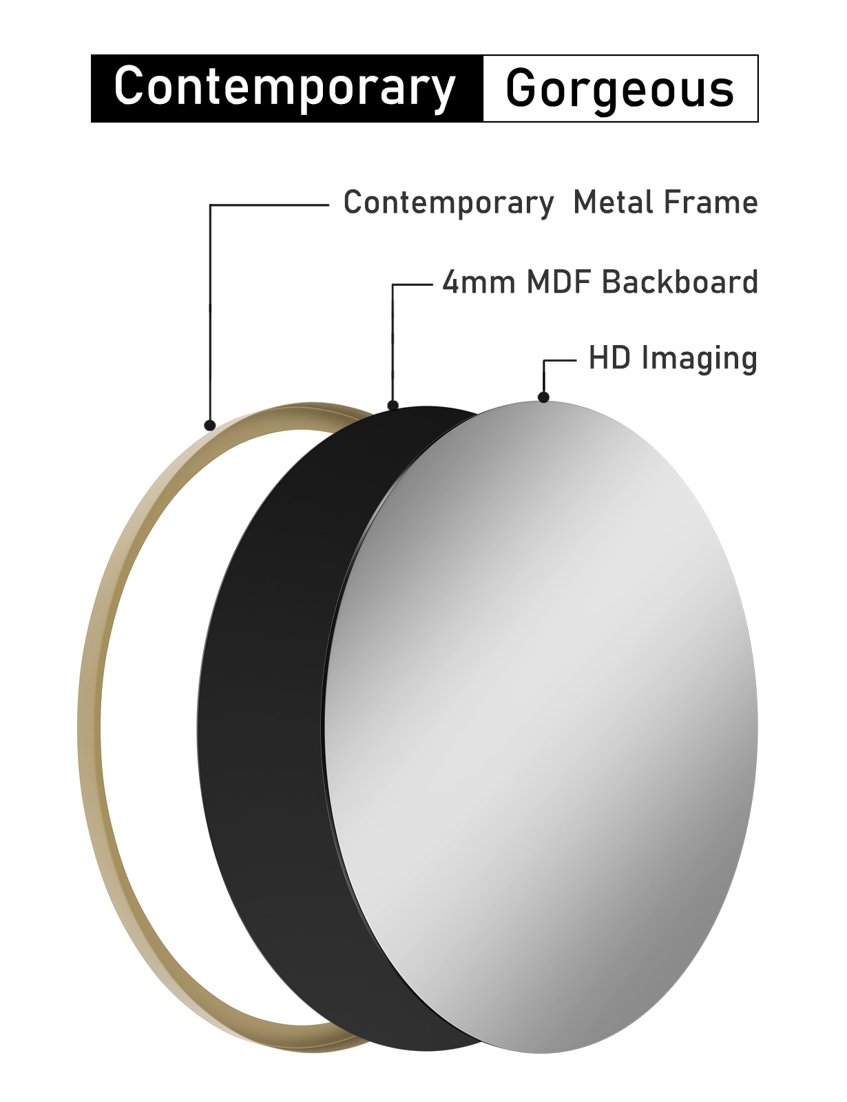 Maocao Hoom BH34981 Decor-Mirrors - View #7