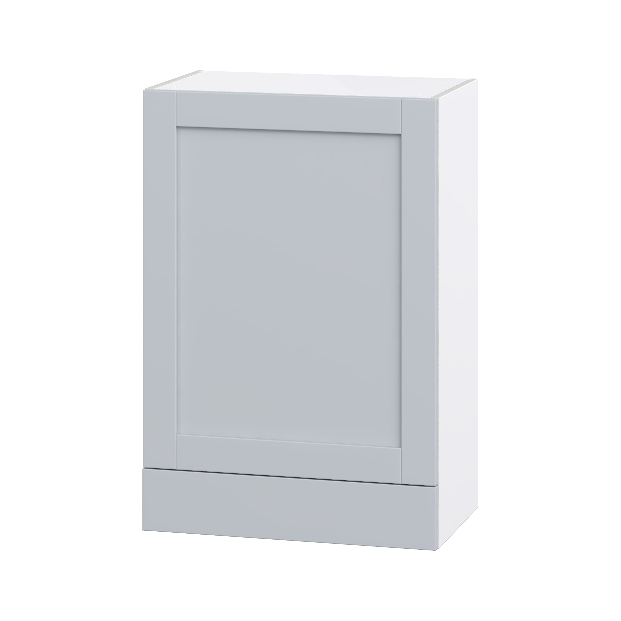 Hugo&Borg DSW2435A(L/R)-CH Charlesberg 24-in W x 35-in H x 14-in D Light Gray Wall Fully assembled Cabinet (Flat Panel Shaker)