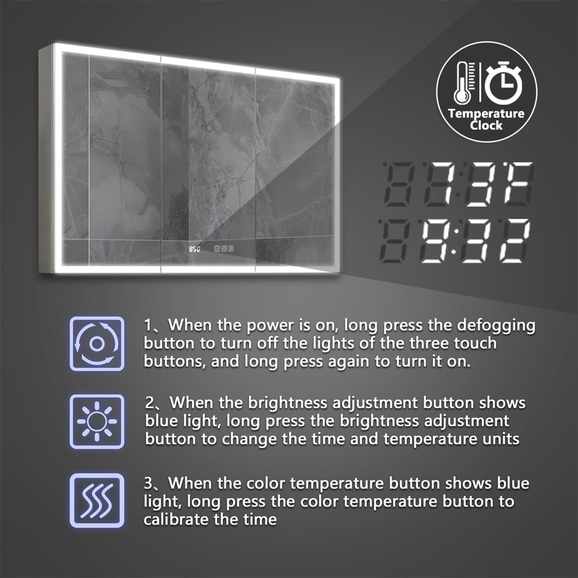 ExBrite 2430V3LV3R1230WD Bathroom-Medicine-Cabinets - View #8