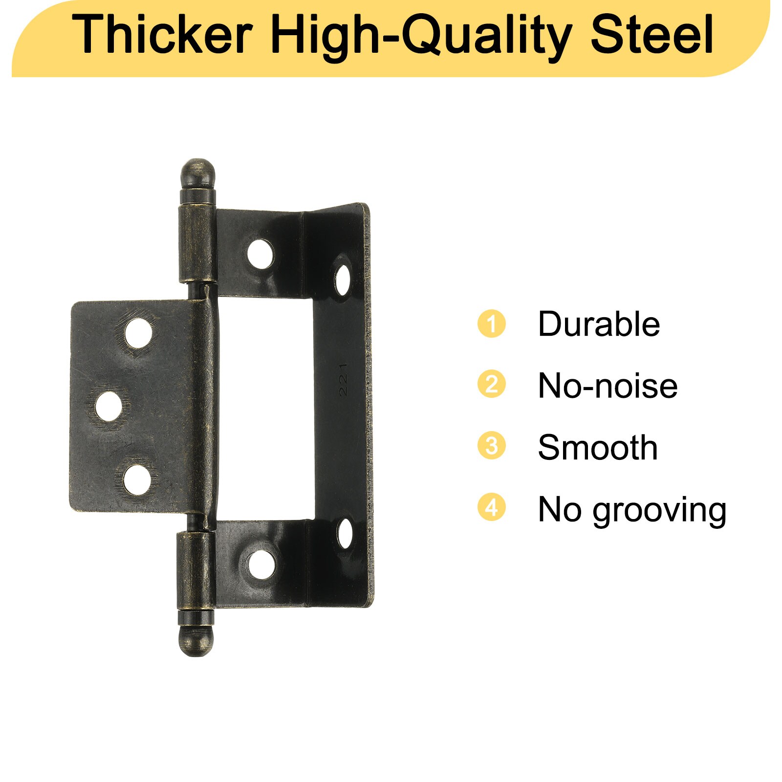 Unique Bargains S25093000UX7944 Cabinet-Hinges - View #4
