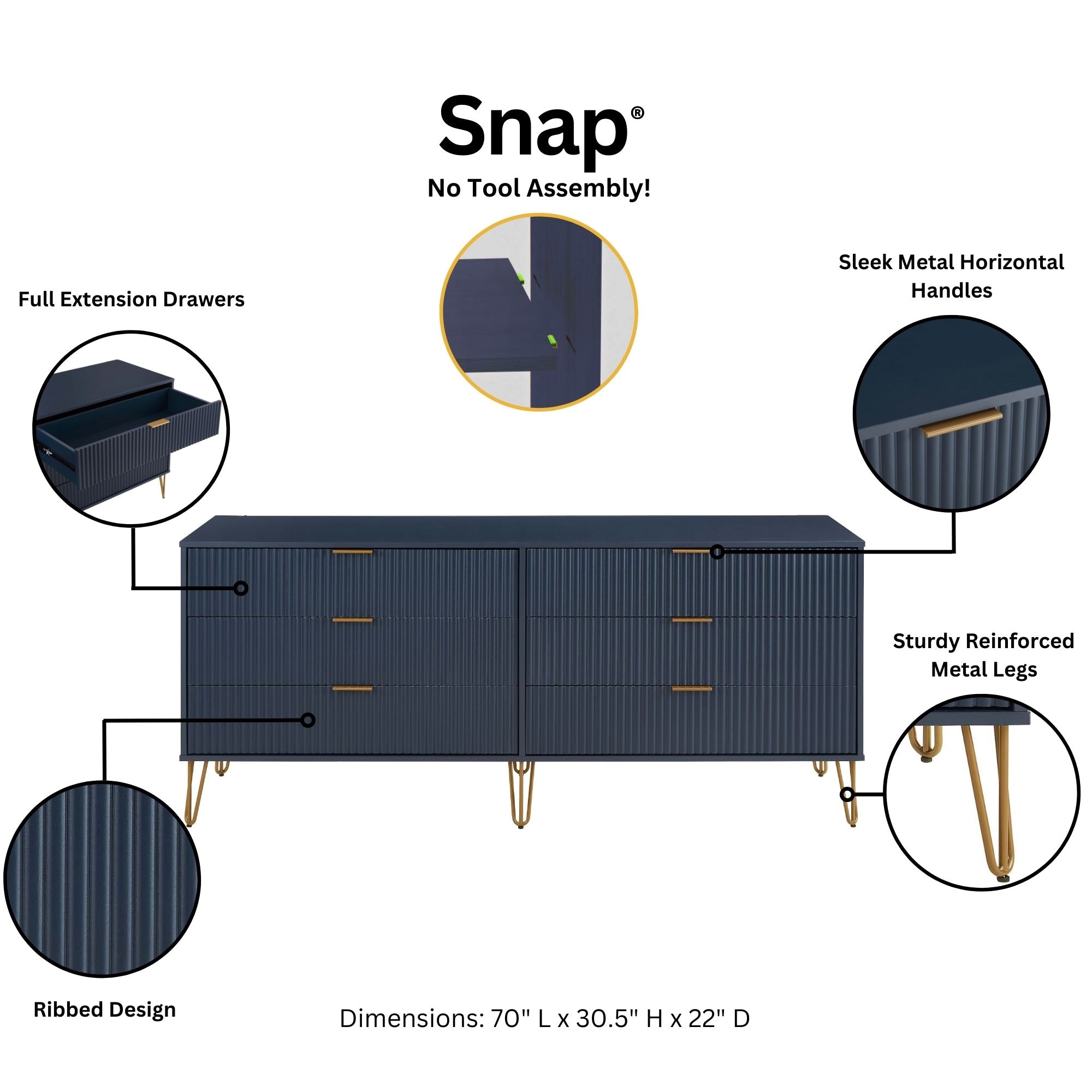Manhattan Comfort 2-DB03-MB dressers - View #6