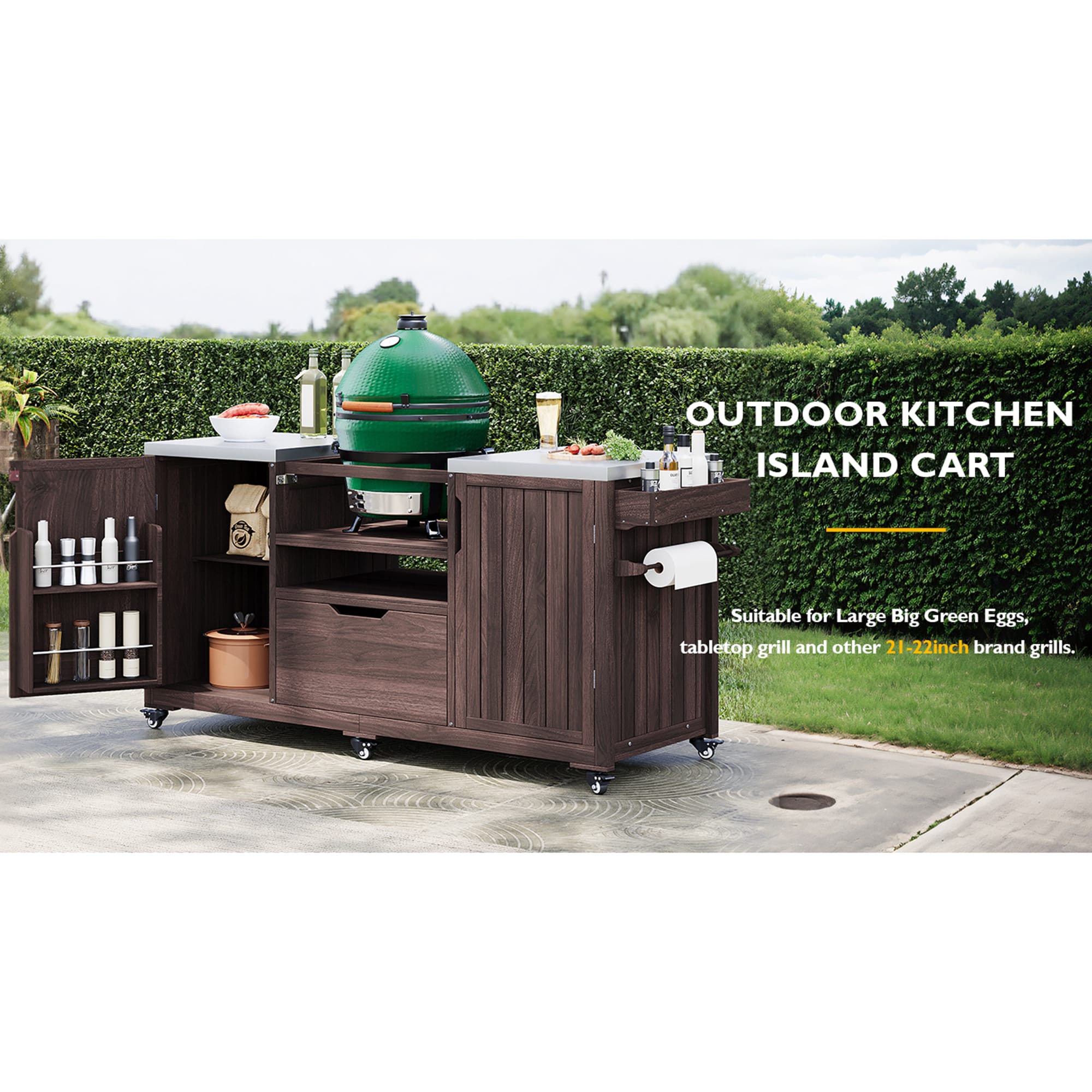Bybafun YA0200166 Grill-Carts-Grill-Stands - View #14