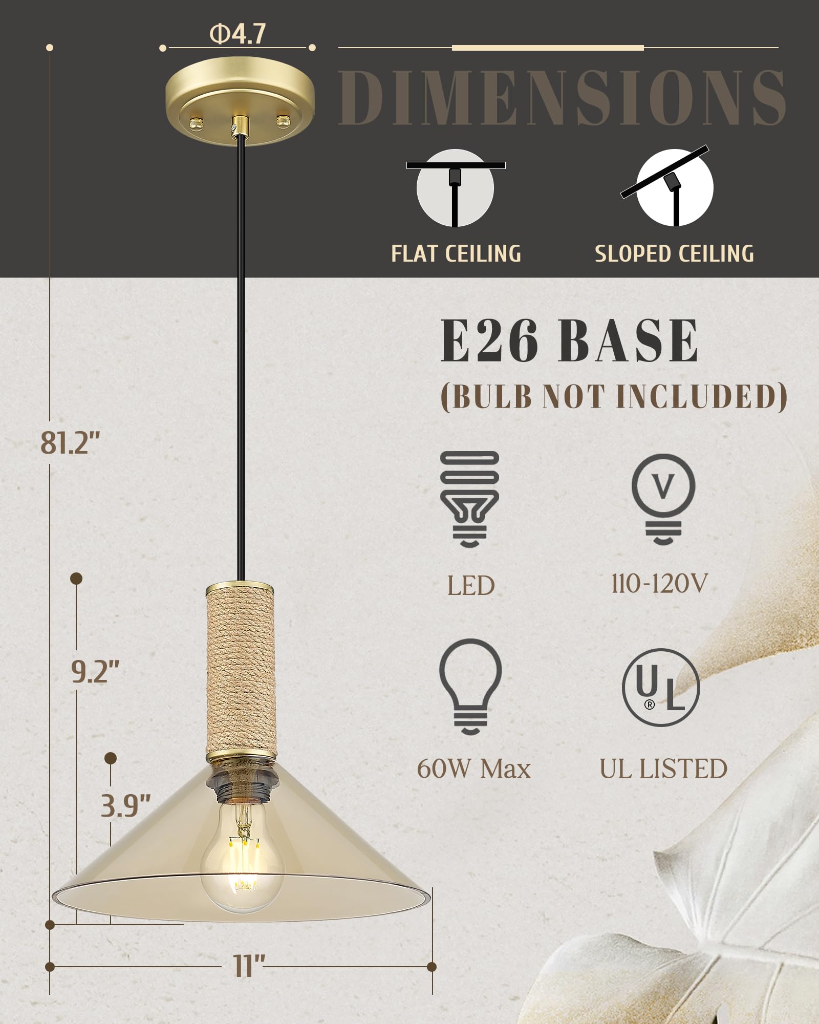 LTMATE LS4FG72MIL-2 GB Pendant-Lights - View #2