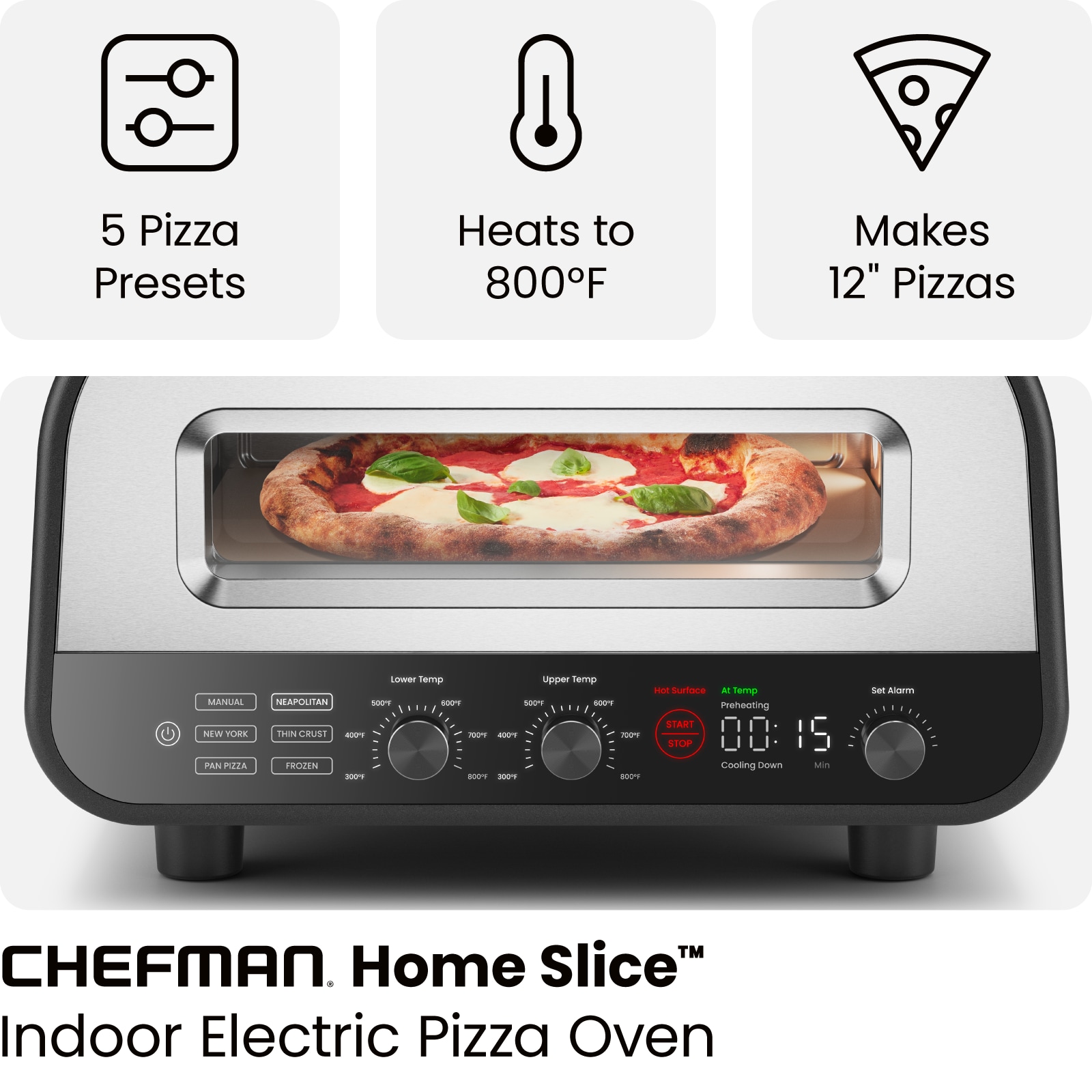 Chefman RJ25-PO12-SS Outdoor-Pizza-Ovens - View #2