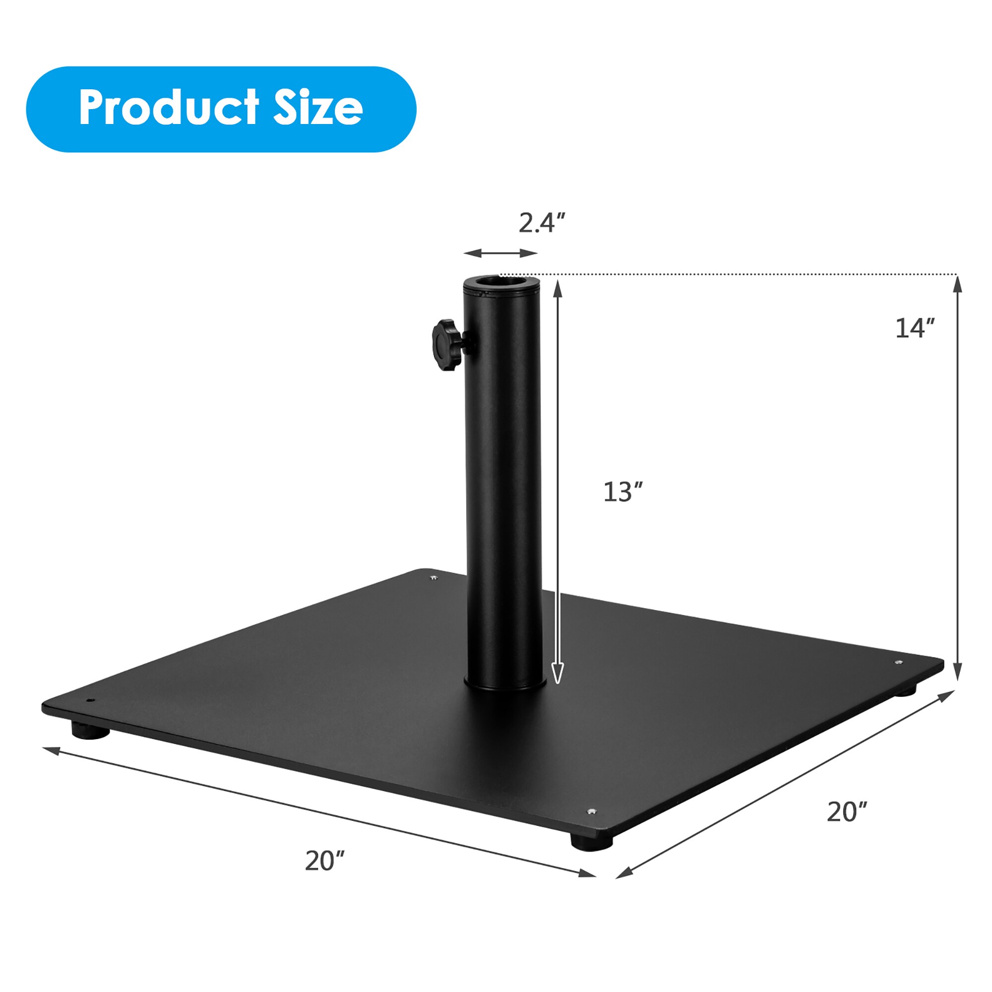 Costway JV10009 Umbrella-Bases - View #2