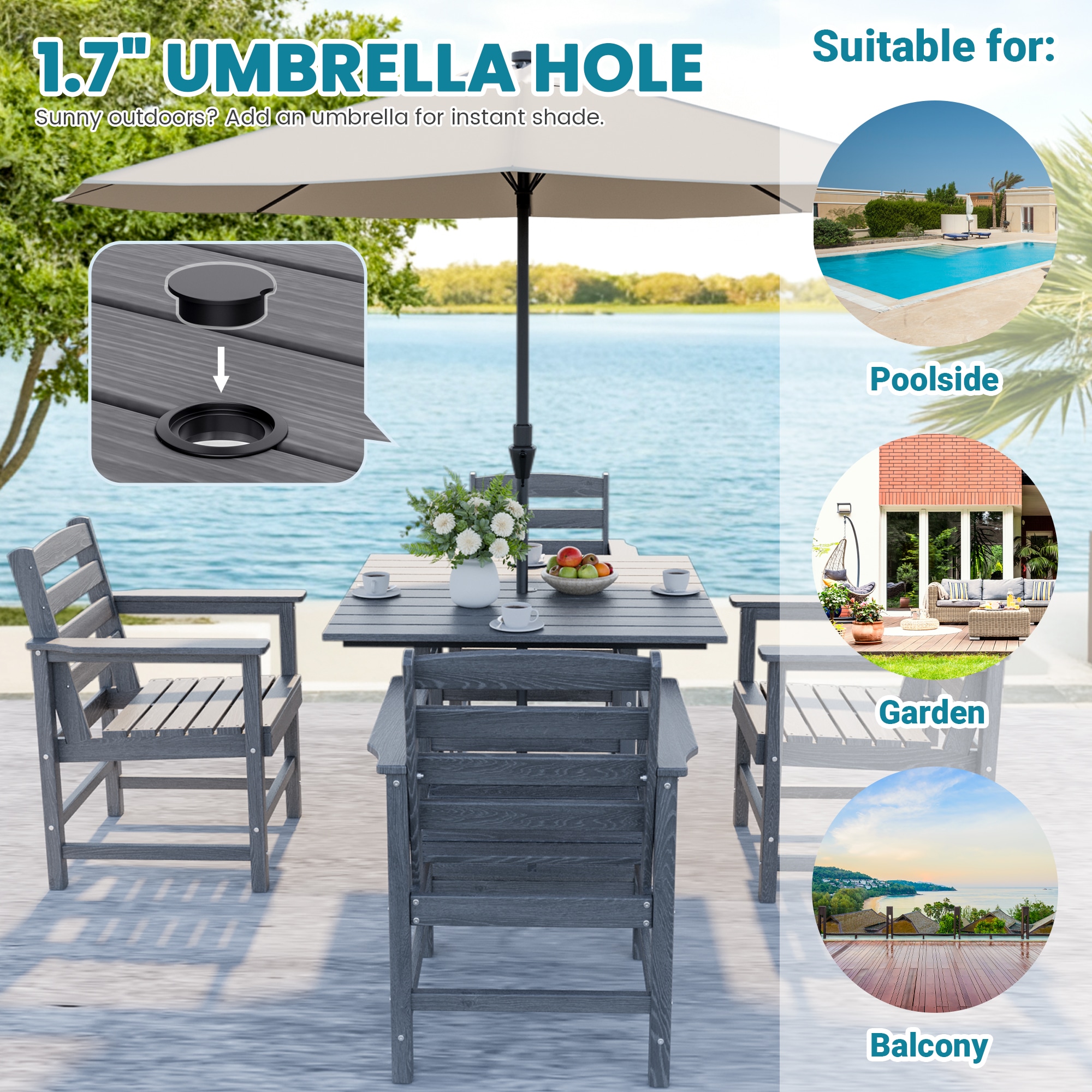 PamaPic HPE-CZ-5-G-X-WL1 Patio-Dining-Sets - View #6