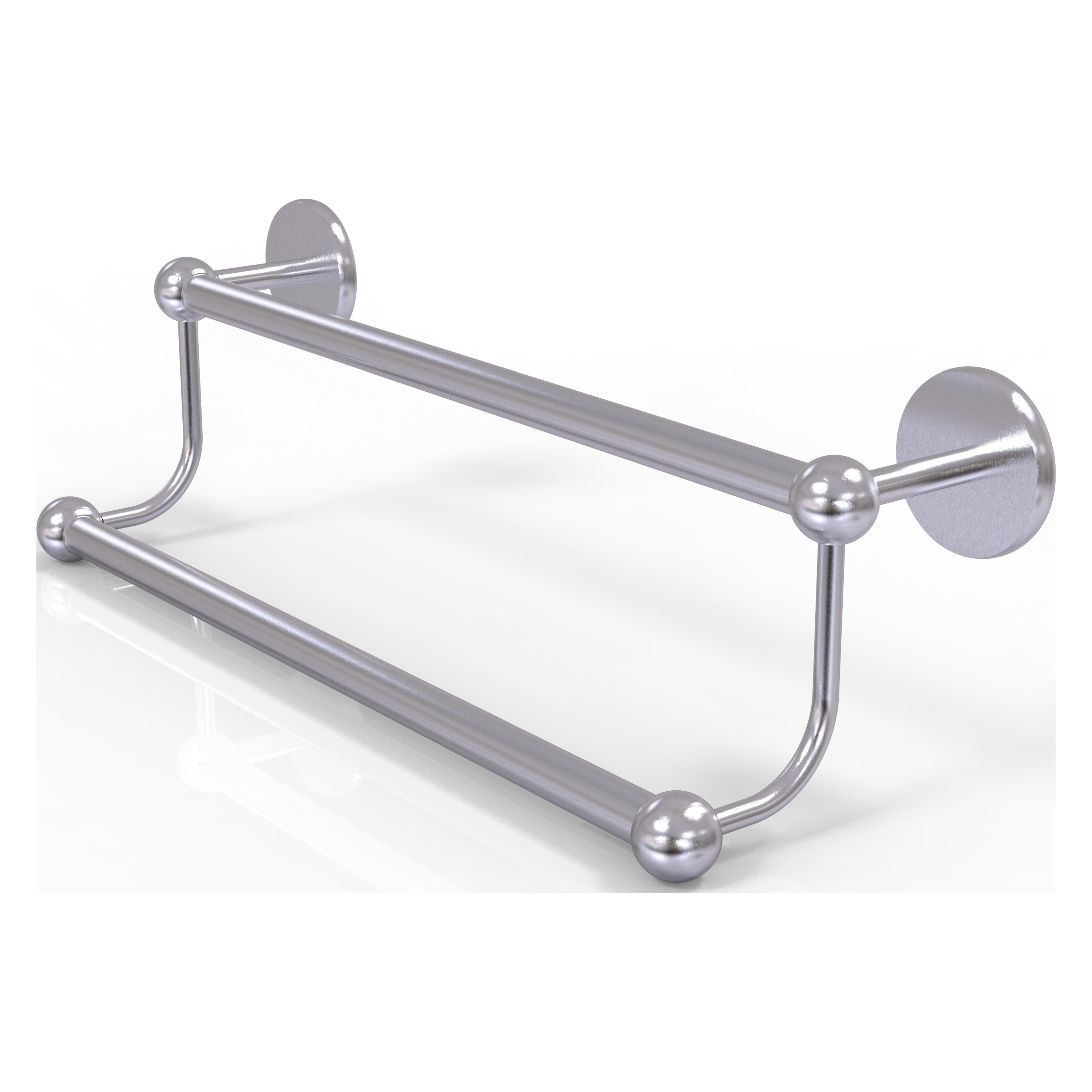 Allied Brass P1072/30-SCH Prestige Skyline 30-in double Satin Chrome Wall mount Double Towel Bar