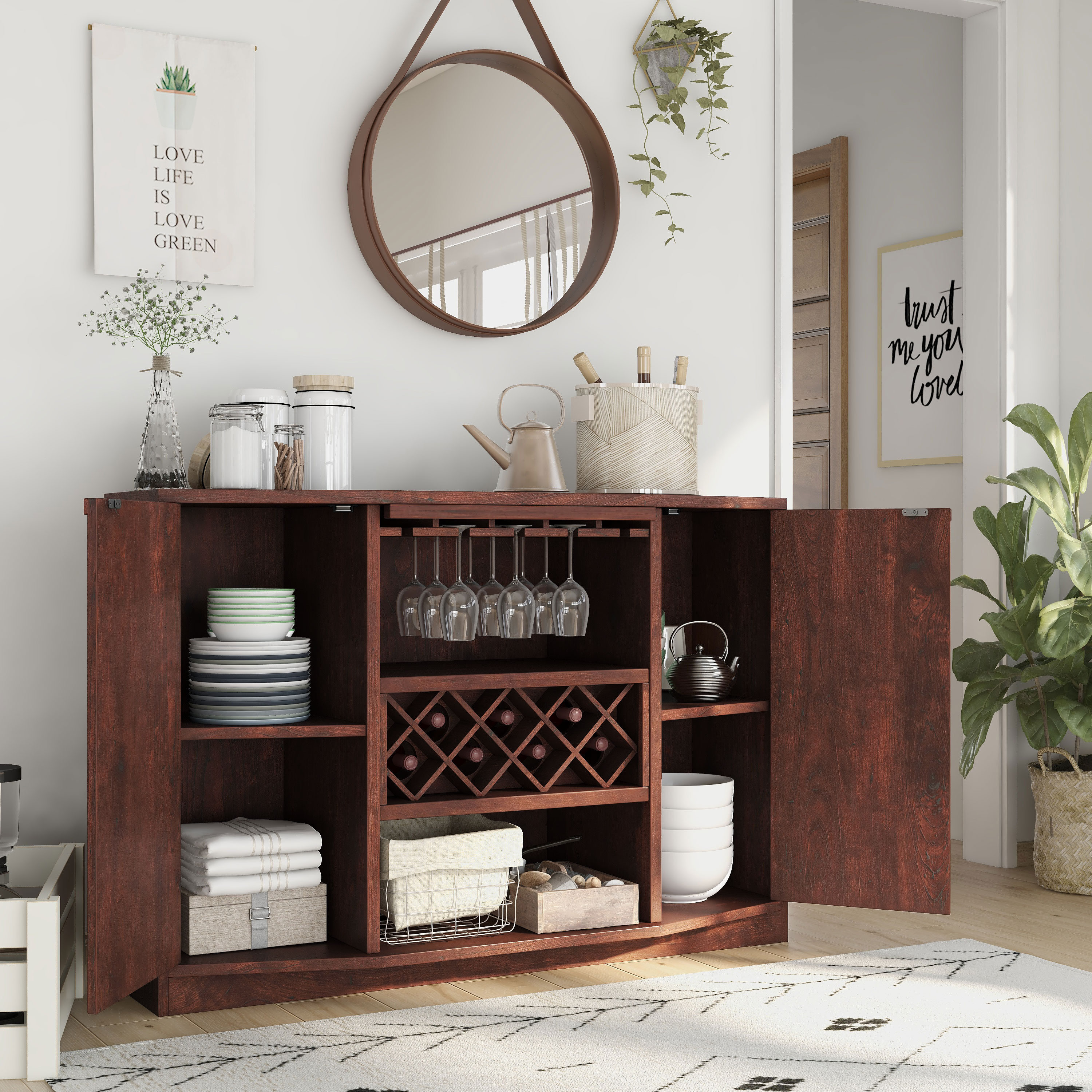 Furniture of America YNJ-1446-6 Dining-Kitchen-Storarge - View #6