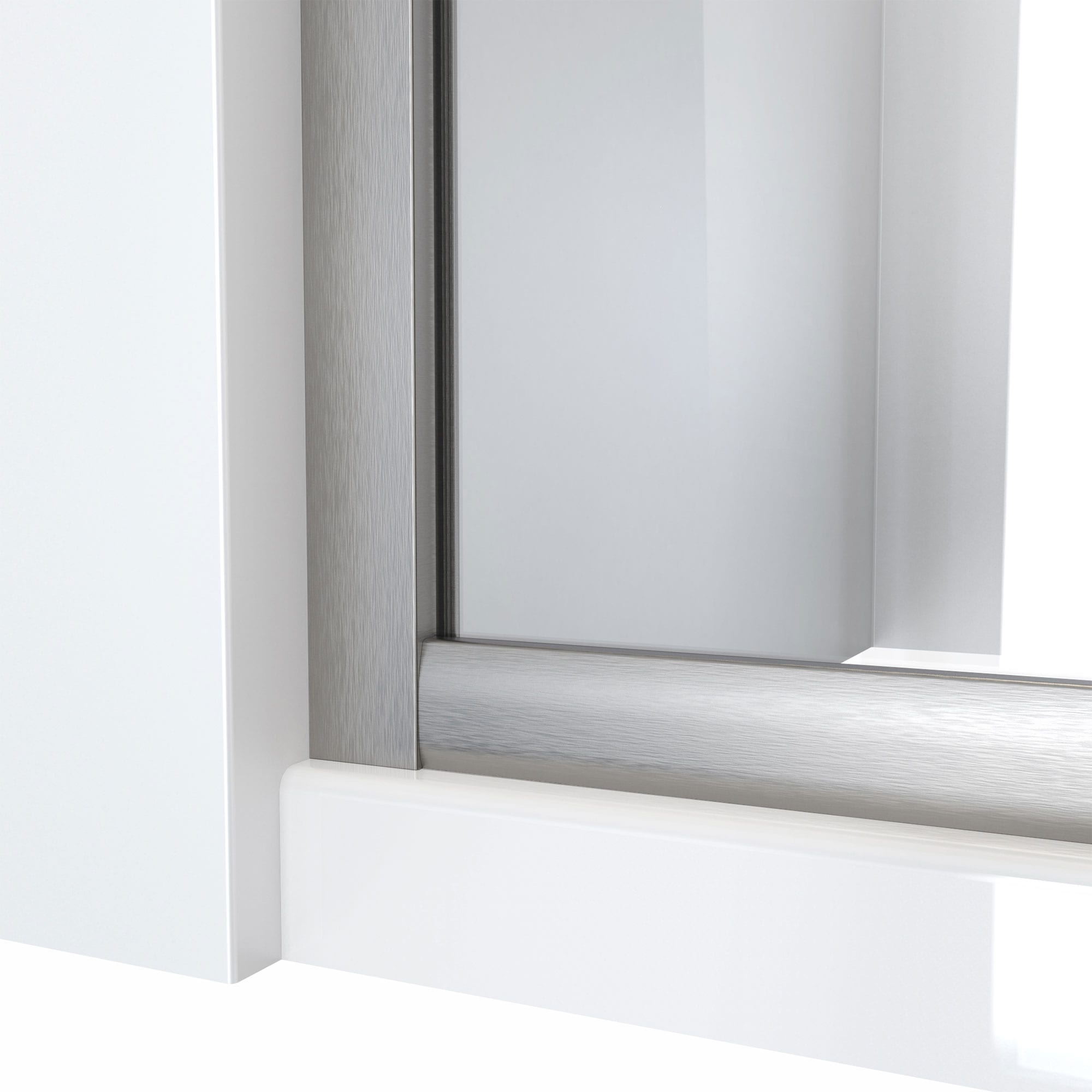 DreamLine Infinity-Z Brushed Nickel 56-in to 60-in W x 72-in H