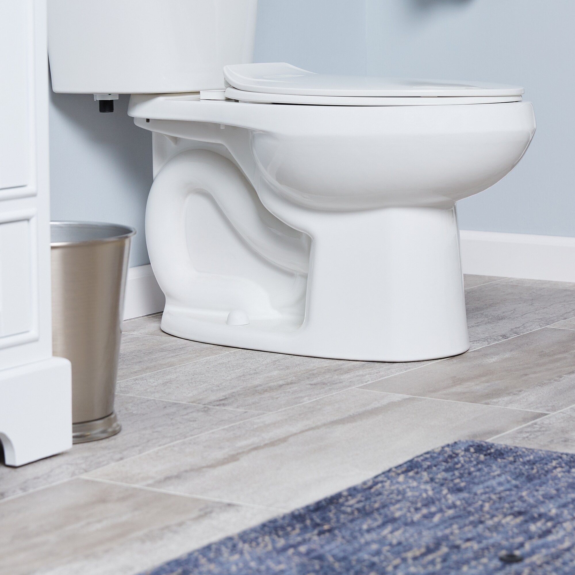 American Standard Colony White Elongated Standard Height Toilet Bowl 12